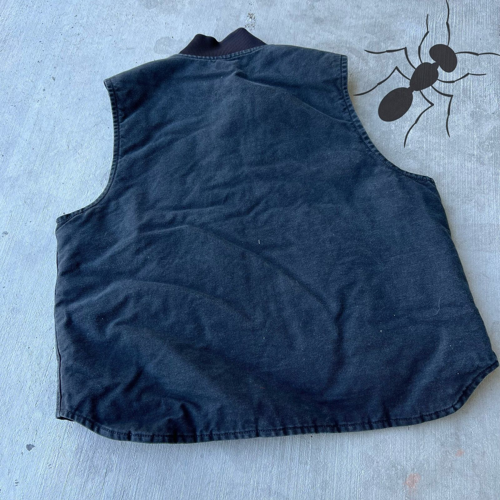 Carhartt × Vintage Carhartt faded black work wear vest Size US XXL / EU 58 / 5 - 4 Thumbnail