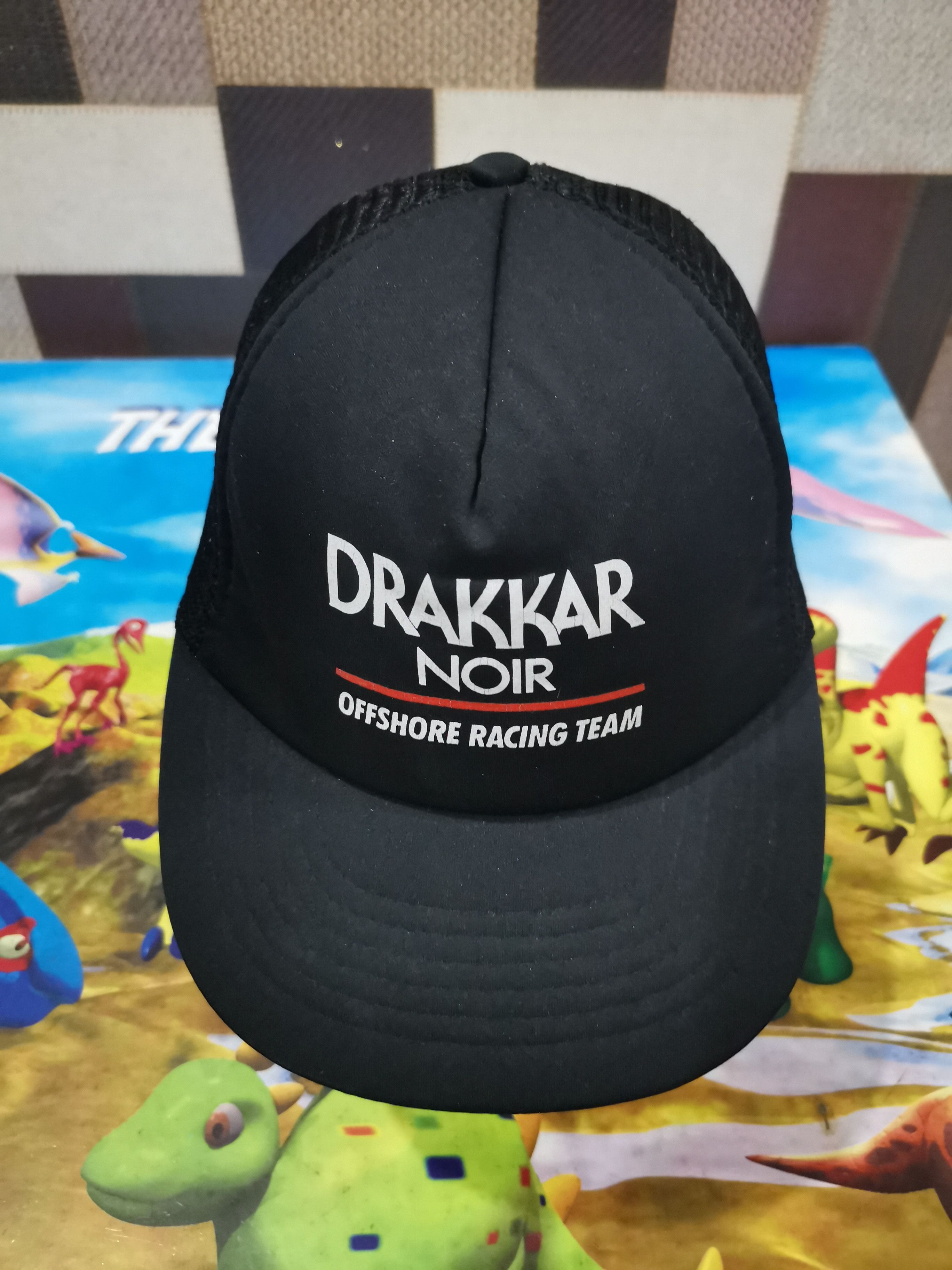 Vintage Vintage Trucker Hats Drakkar Noir Offshore Racing Team Size ONE SIZE - 5 Thumbnail