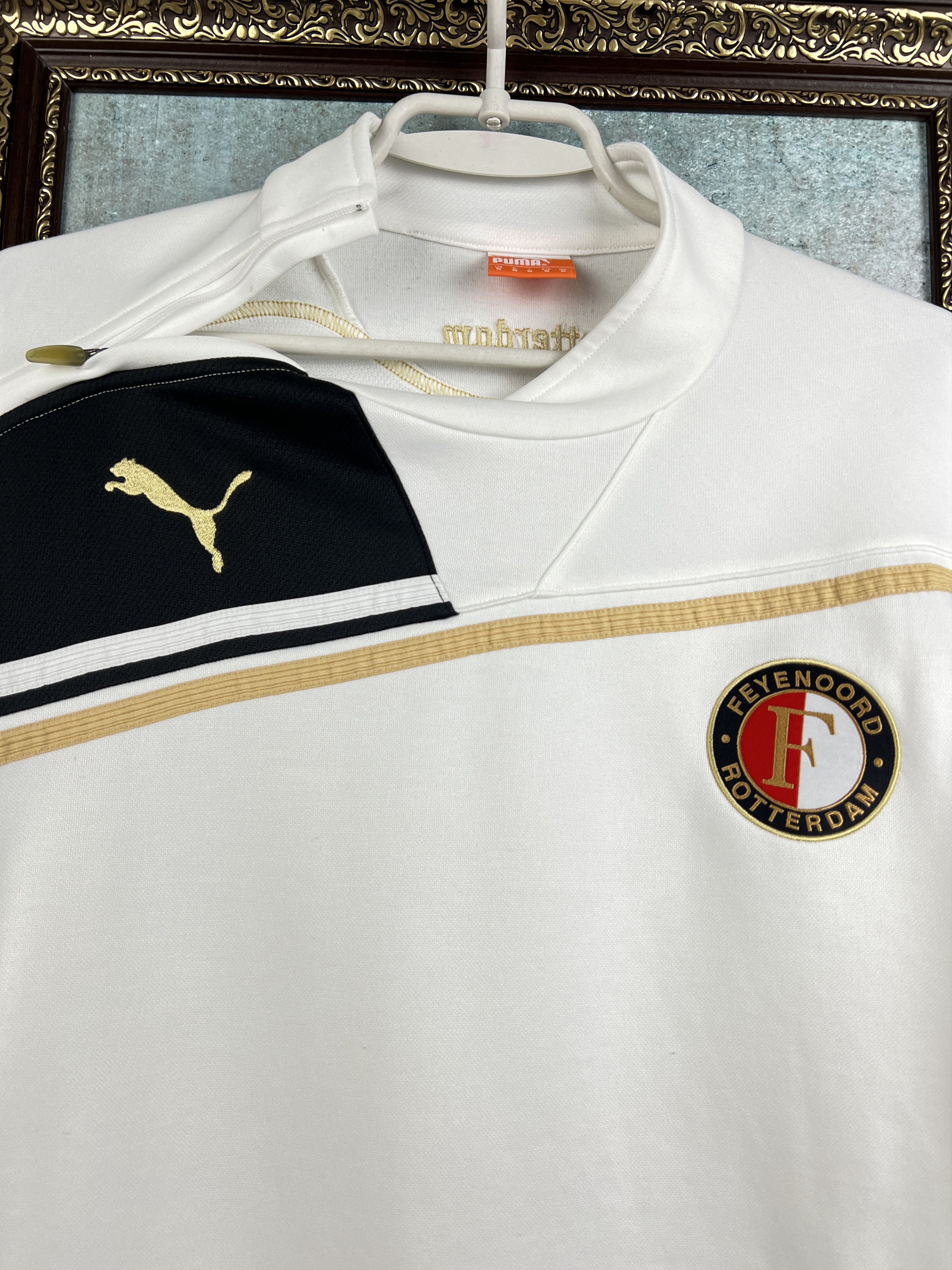 Puma Feyenoord Rotterdan Football Sweatshirt Train Track Top Size US M / EU 48-50 / 2 - 3 Thumbnail