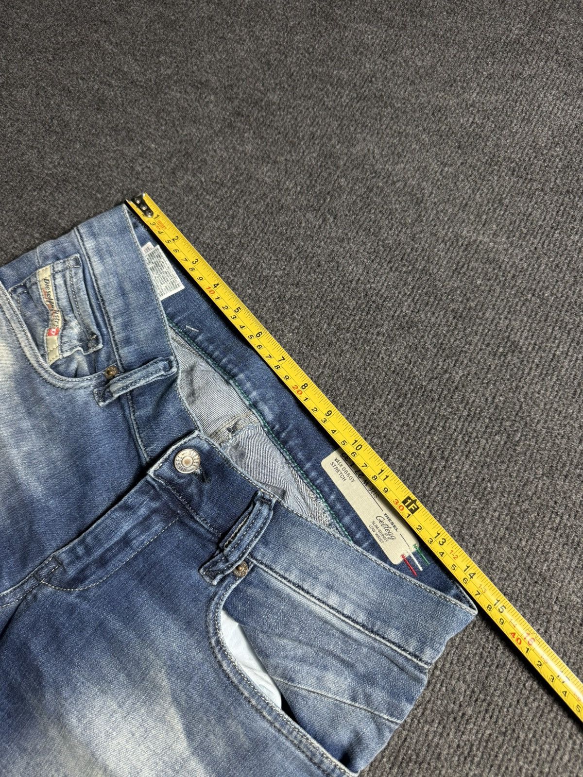 Diesel Luxury 00s Diesel Getlegg Italy Slim Skinny Jeans Italy Y2K Size 27" / US 4 / IT 40 - 18 Thumbnail
