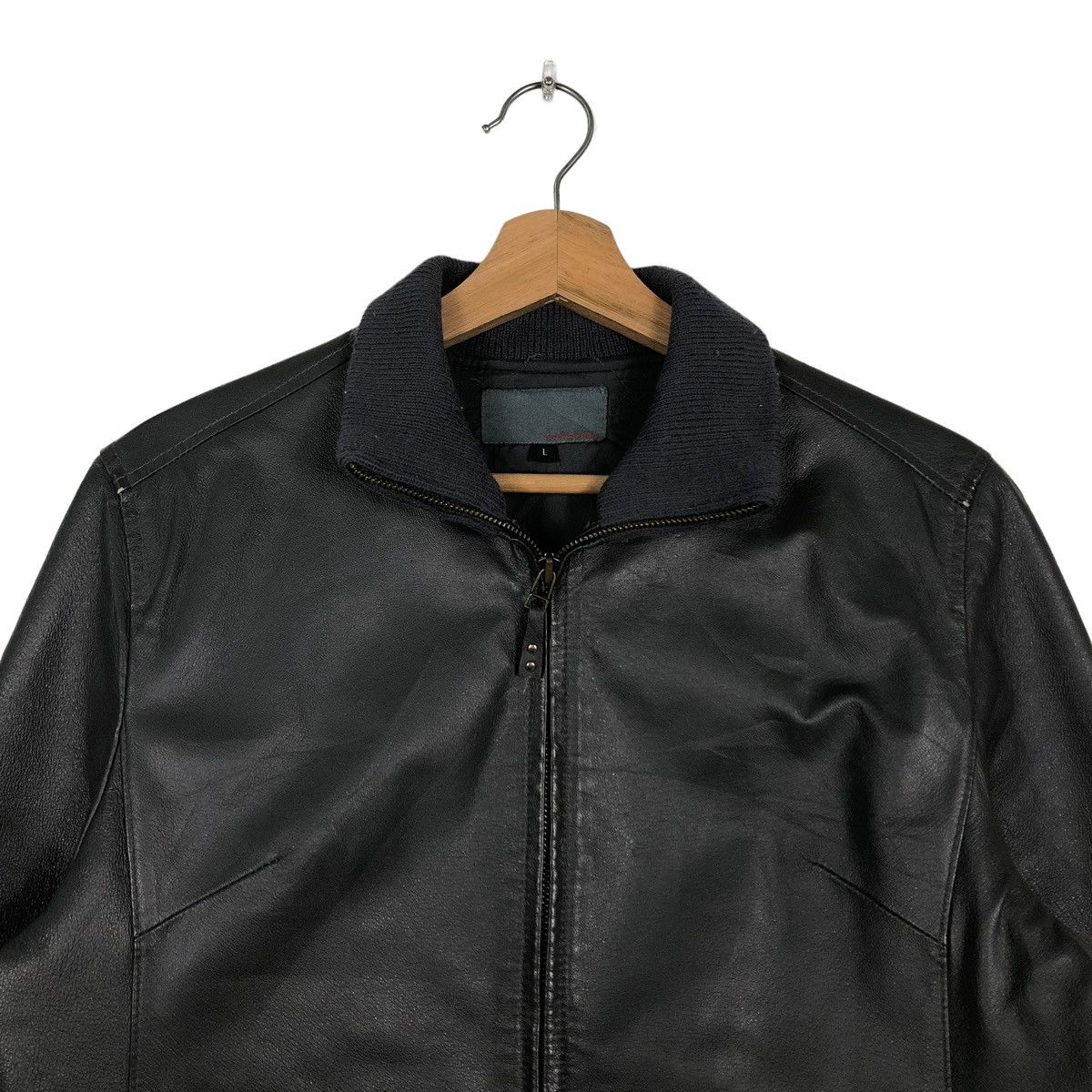 Japanese Brand 🔥90’s Vintage Soft Leather Biker Jacket Intensifier Japan Size US L / EU 52-54 / 3 - 3 Thumbnail