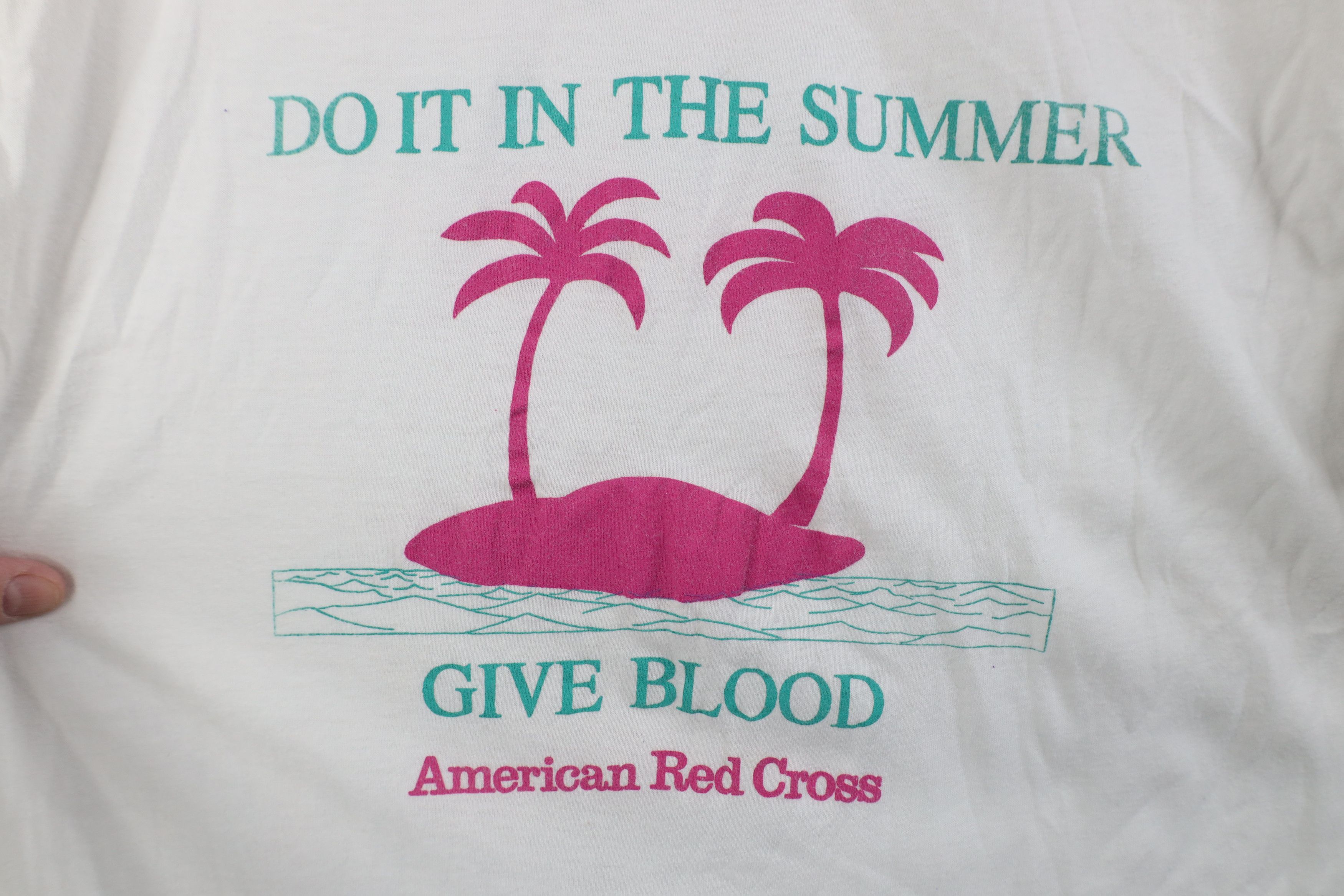 Vintage Vintage 60s 70s American Red Cross Island T-Shirt USA White Size XL / US 12-14 / IT 48-50 - 4 Thumbnail