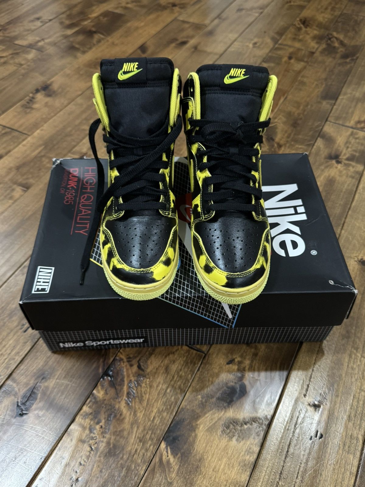 Nike Nike Dunk High 1985 SP Yellow Strike Size US 9.5 / EU 42-43 - 3 Thumbnail