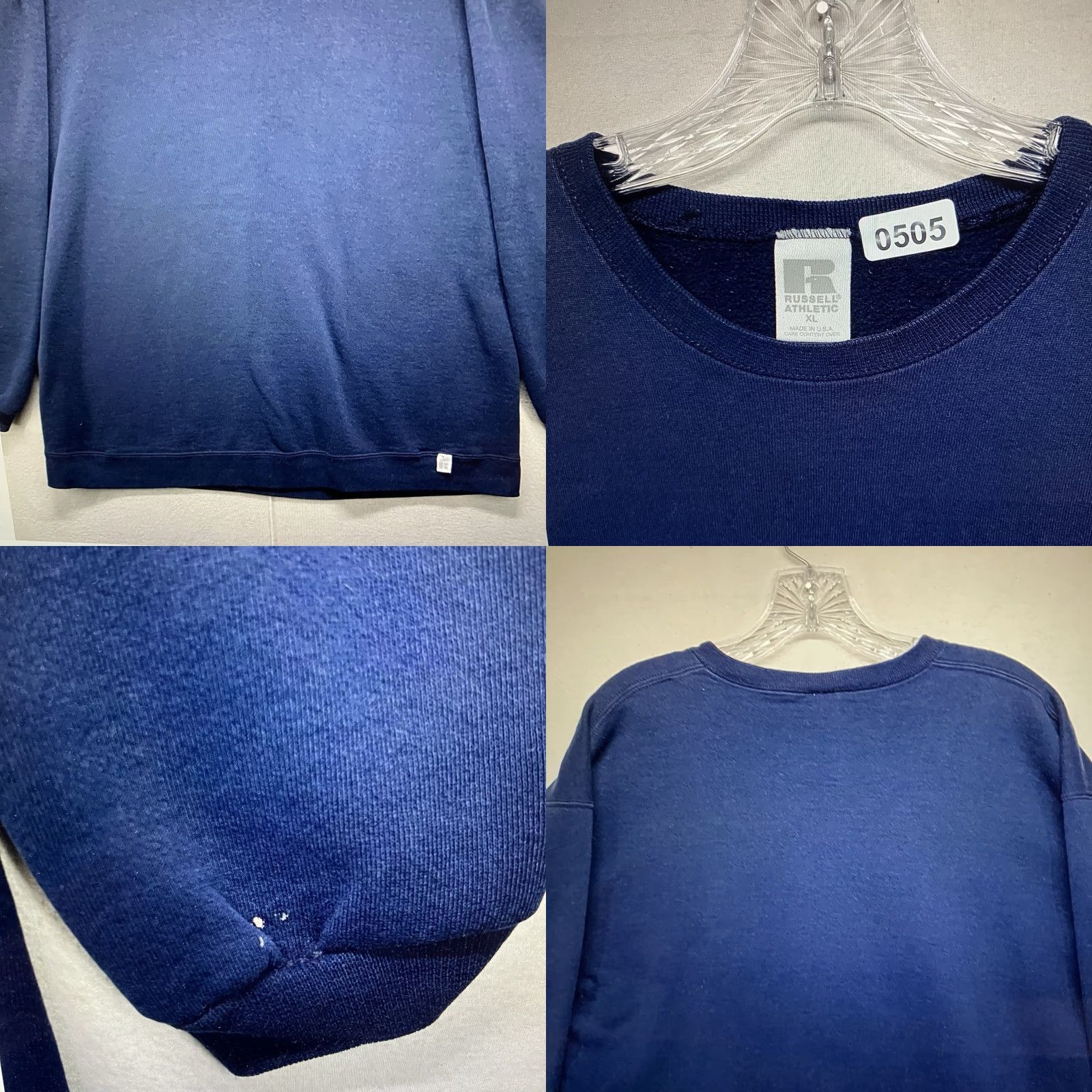 Russell Athletic Vintage Russell Athletic Crewneck Sweatshirt Blue Size XL Made in USA Size US XL / EU 56 / 4 - 8 Thumbnail