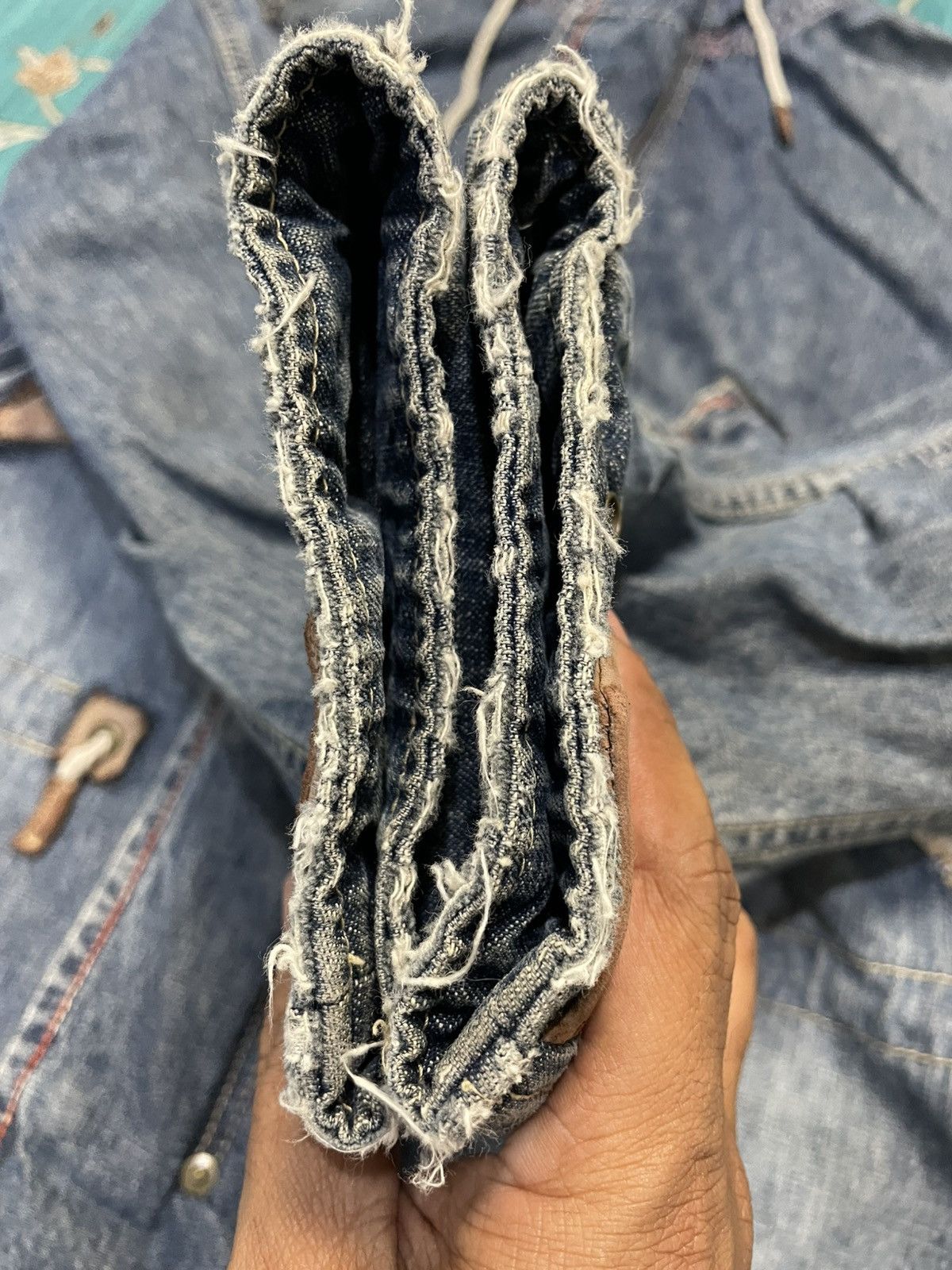Japanese Brand Japanese Brand Denim Cube Sugar Fishtail Parka Hooded Jacket Size US M / EU 48-50 / 2 - 6 Thumbnail