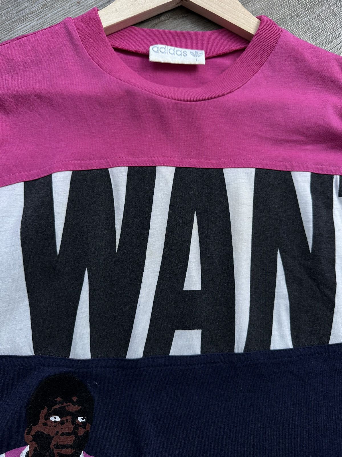 Adidas 🫧 ADIDAS VINTAGE T-SHIRT “I WANT I CAN” BASKETBALL Y2K Size US L / EU 52-54 / 3 - 6 Thumbnail