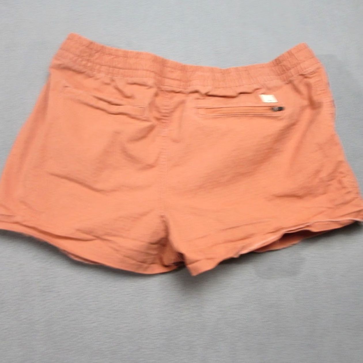 Vuori Vuori Shorts Womens Large Orange Ripstop Raw Hem Everyday Utility Beach Pockets Size 36" / US 14 / IT 50 - 5 Thumbnail