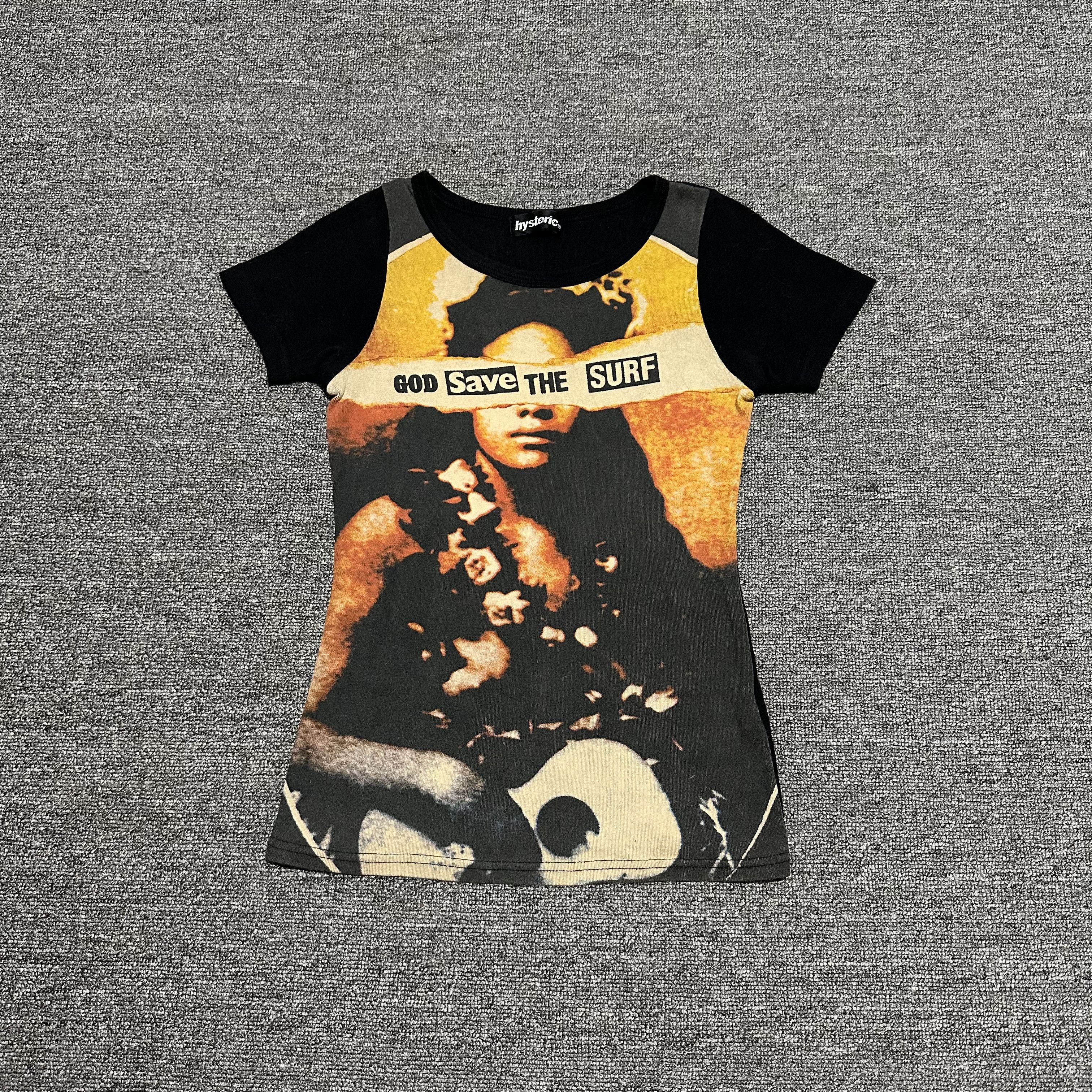 Hysteric Glamour Hysteric Glamour God Save The Surf Tee Size S / US 4 / IT 40 - 1 Thumbnail