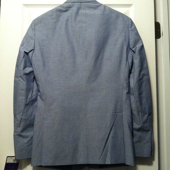 Tallia TALLIA MEN'S NEW BLUE 100%COTTON SPORT JACKET COAT SIZE: S Size US S / EU 44-46 / 1 - 9 Thumbnail