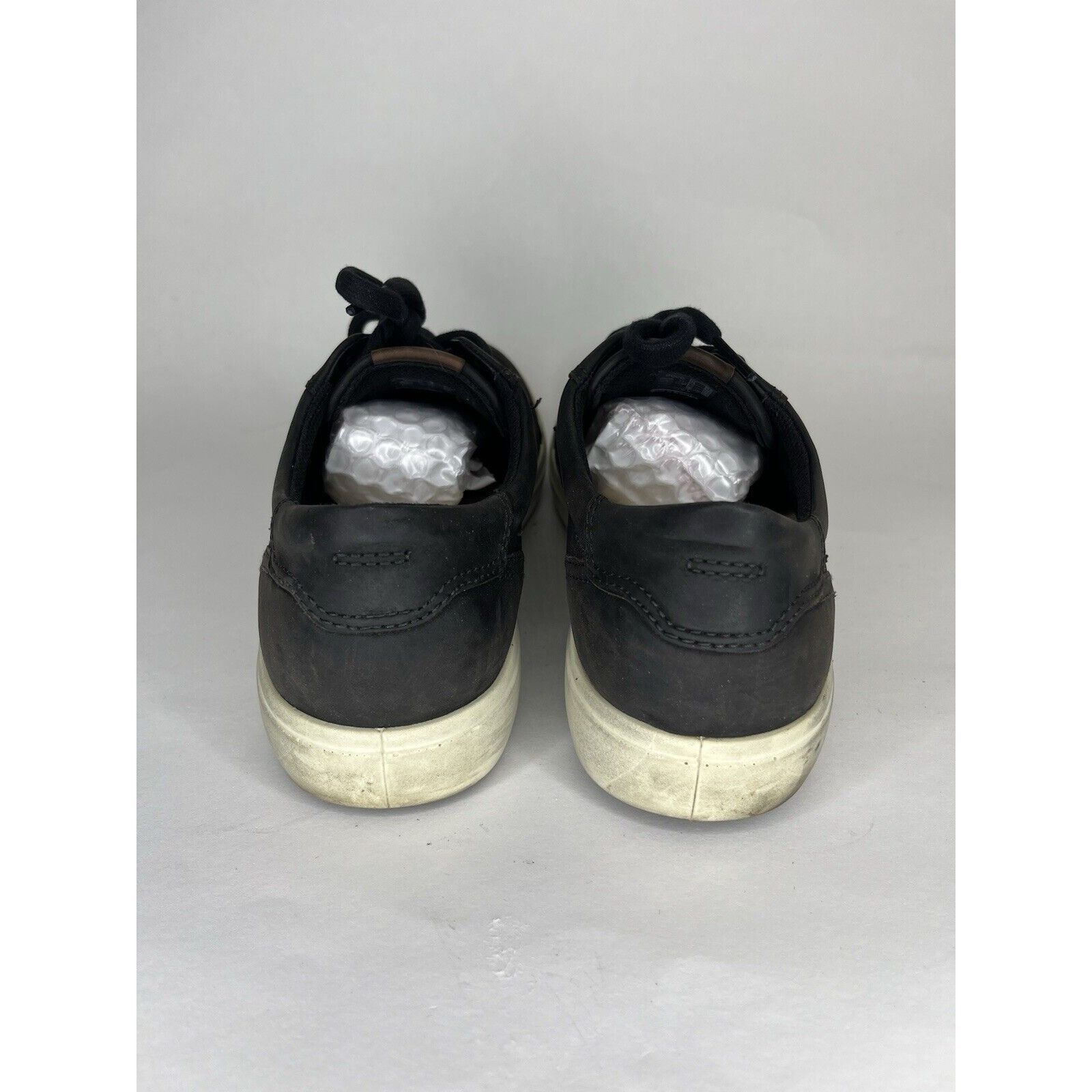 Ecco Ecco Shoes Lace Up Sneakers Men Size 44 US 10.5 Black Leathe Size US 10.5 / EU 43-44 - 9 Thumbnail