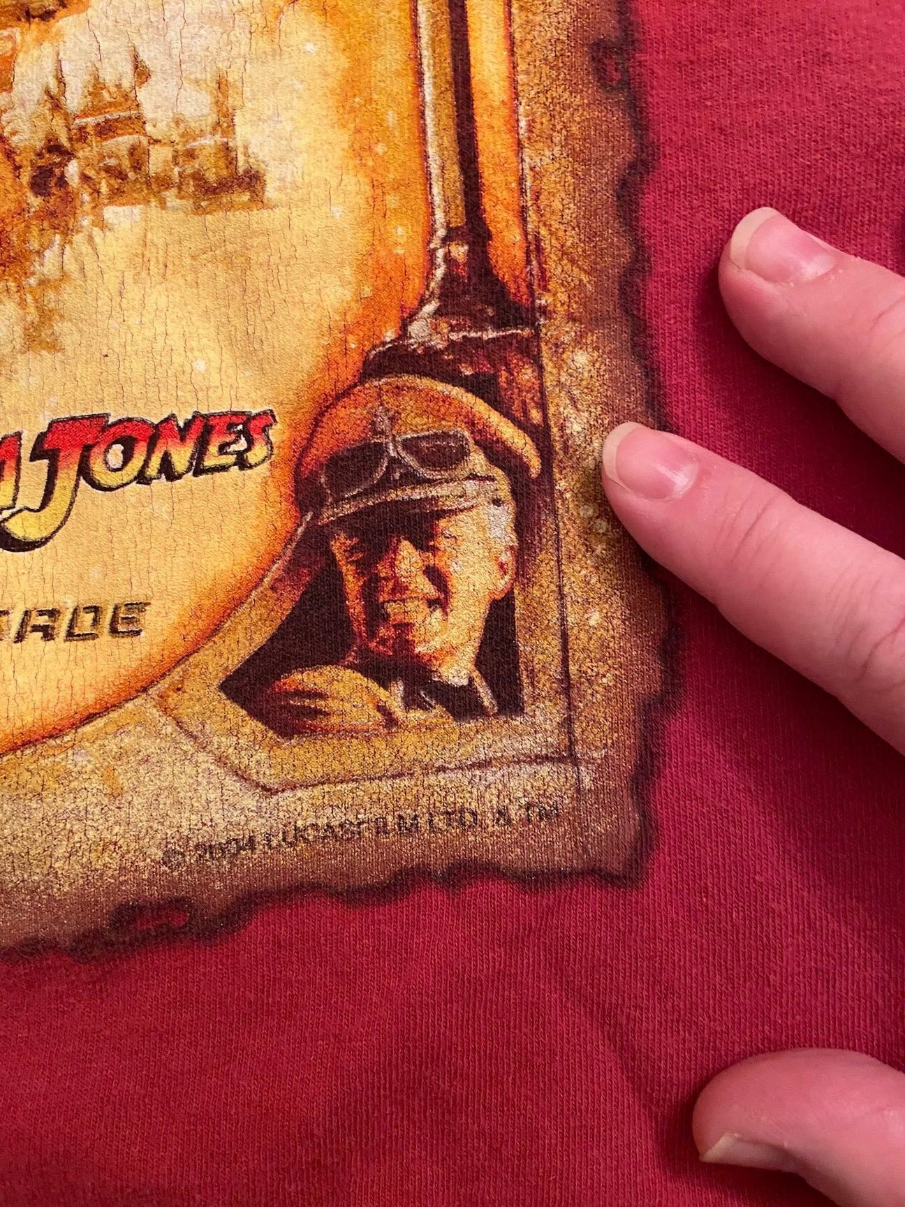 Vintage Y2K Indiana Jones and the Last Crusade Disney T-shirt Large Size US XL / EU 56 / 4 - 4 Thumbnail