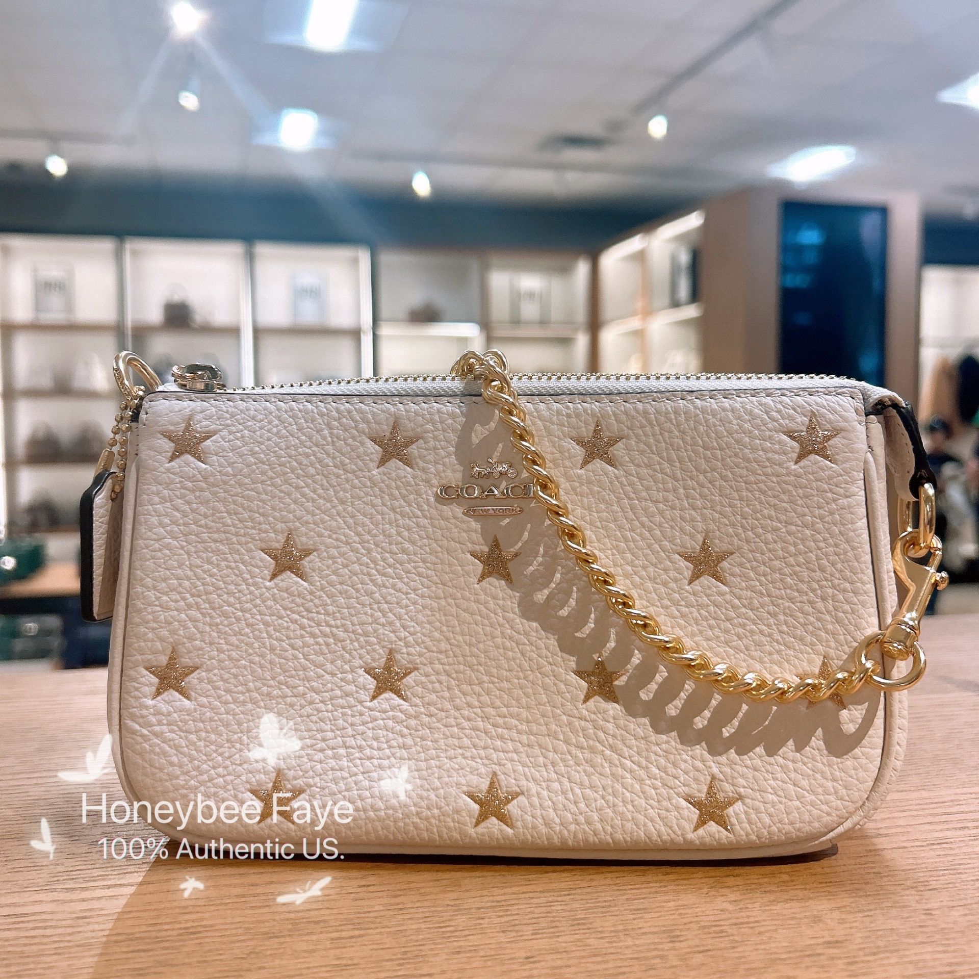 COACH＊スタープリント柄＊ ノリータ 19 CW409 NWT Coach X Observed By Us Nolita 19 In Leather With Star