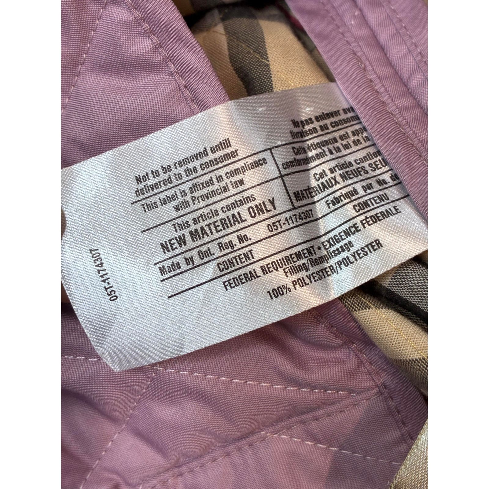 Burberry Burberry Light Pink Jacket Size XL / US 12-14 / IT 48-50 - 2 Thumbnail