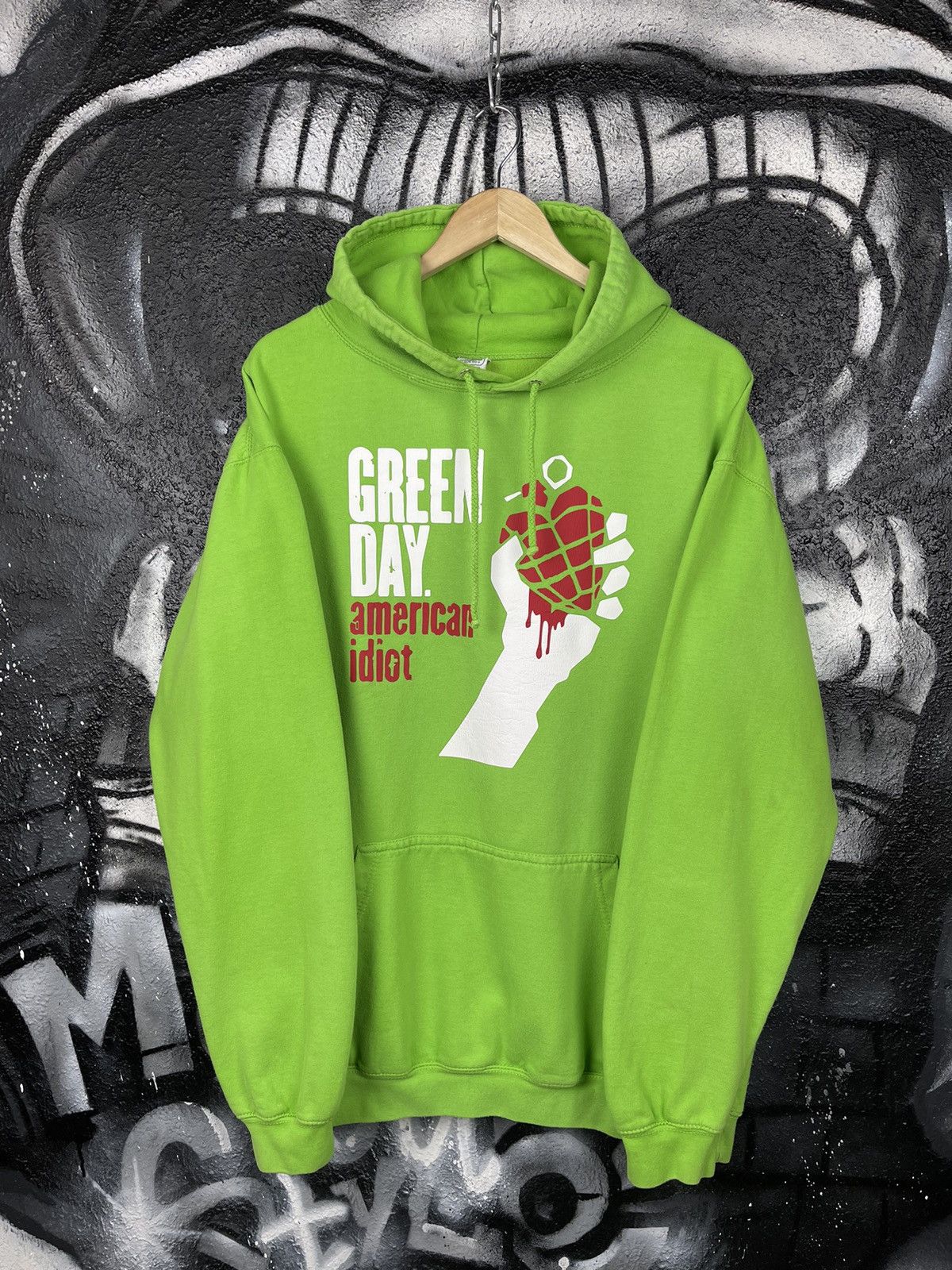 Band Tees Vintage Green Day American Idiot Green Hoodie Size XL Size US XL / EU 56 / 4 - 6 Thumbnail
