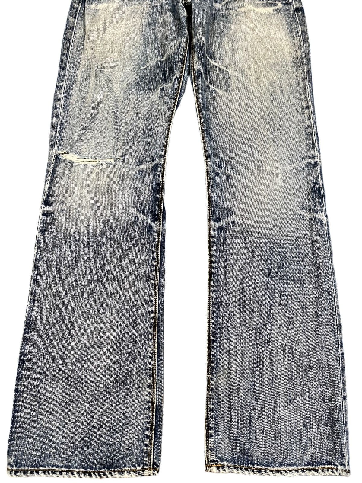 Beauty Beast Vintage Boycott Flare Distressed Denim Size US 33 - 3 Thumbnail