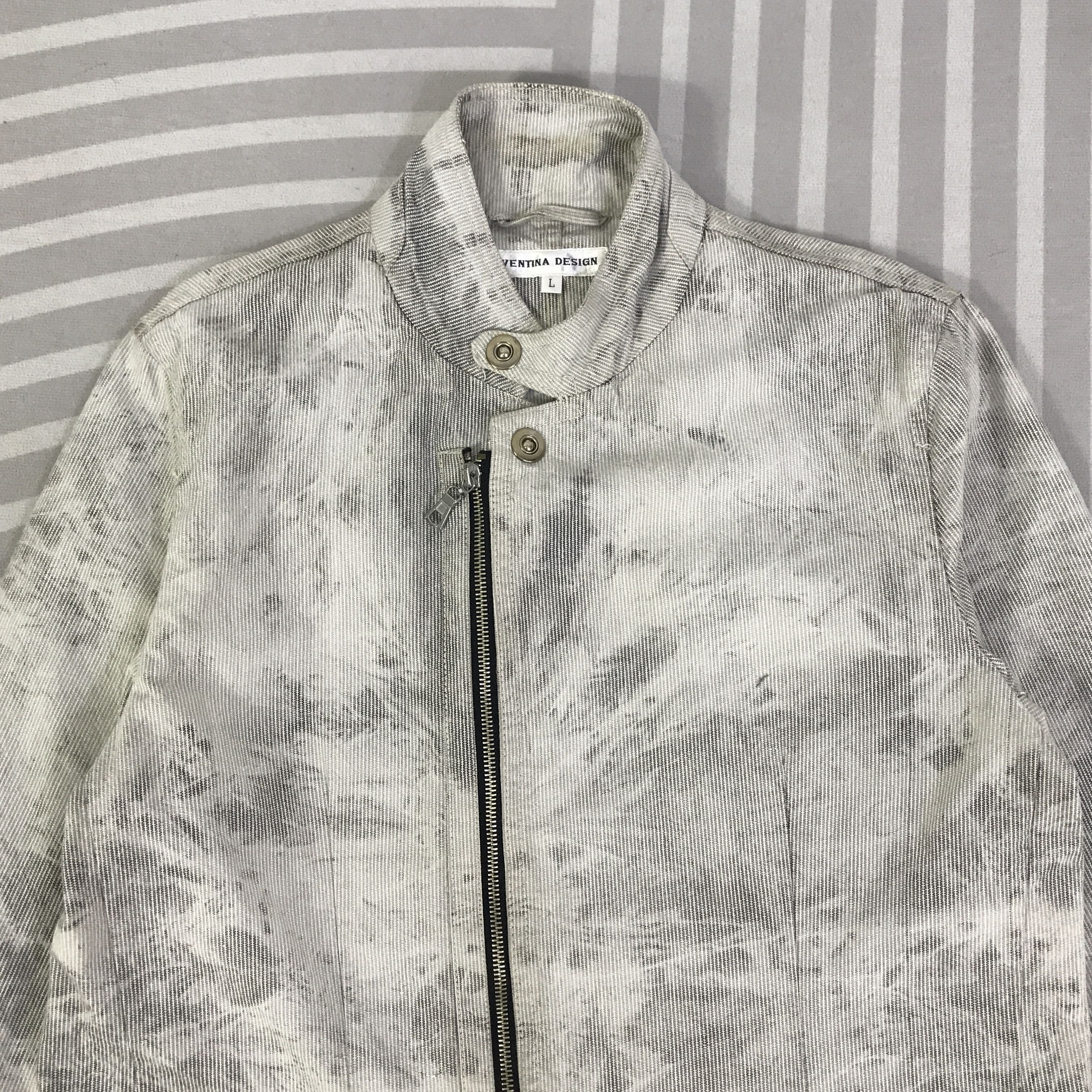 Japanese Brand Vintage Ventina Design Punk japan design Jacket K127B3 Size US L / EU 52-54 / 3 - 2 Thumbnail