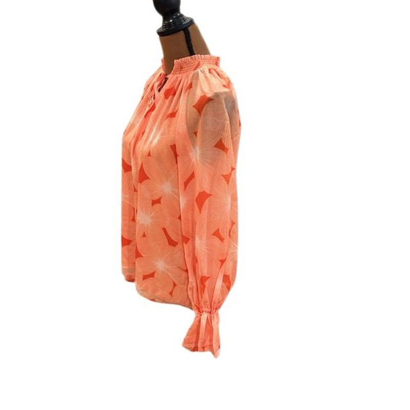 Ramy Brook Ramy Brook “Clark” Floral Long Sleeve Blouse – NWT Size XS / US 0-2 / IT 36-38 - 3 Thumbnail