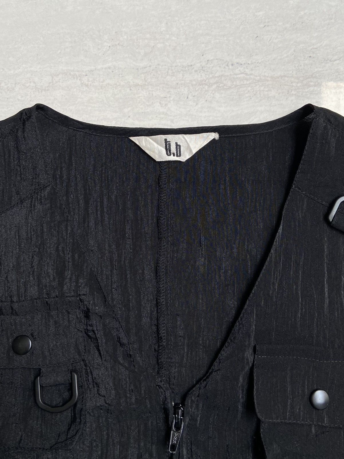 Designer × Japanese Brand Japanese Brand T.B Black Vest Size US S / EU 44-46 / 1 - 5 Thumbnail