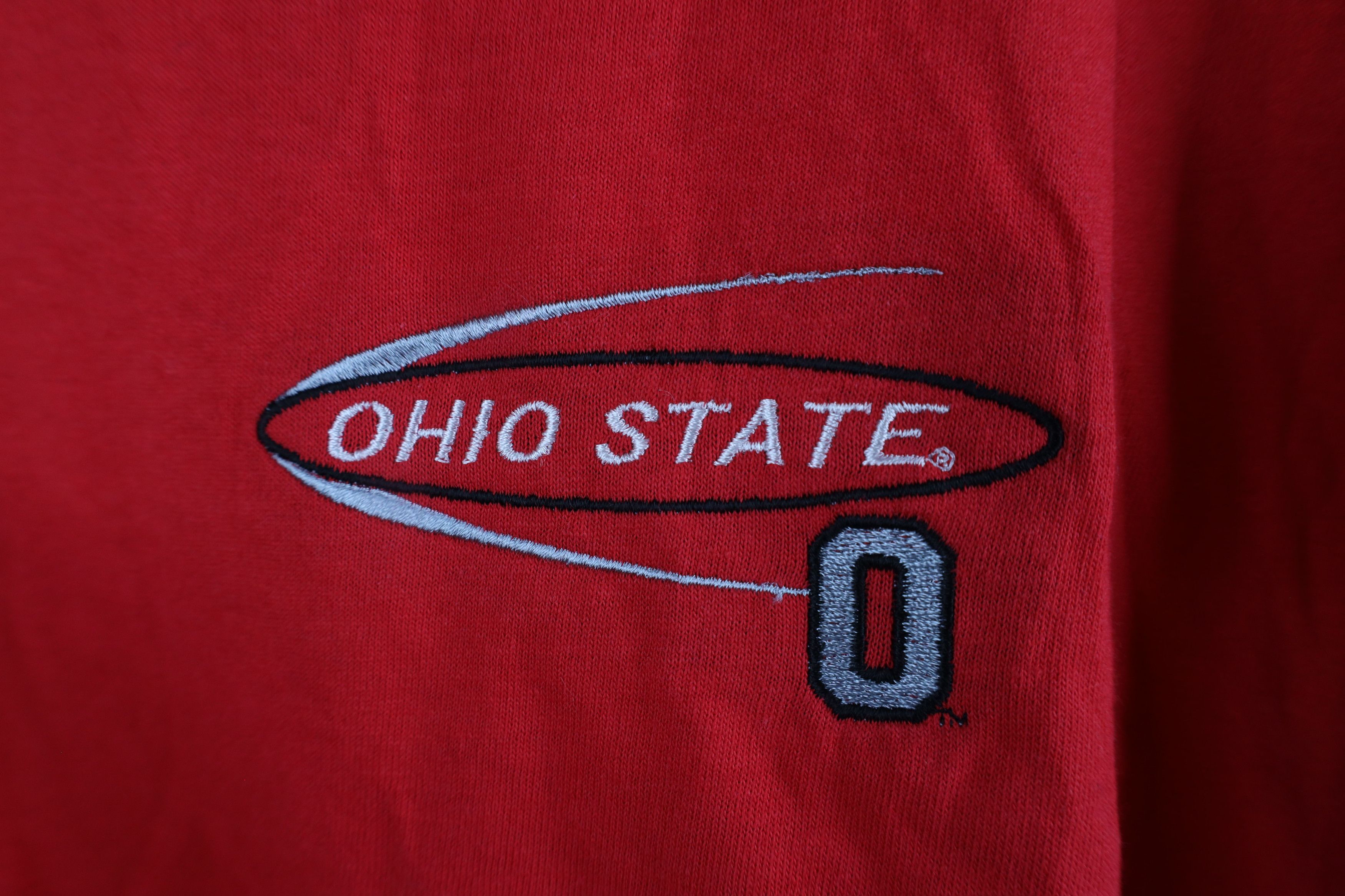 Vintage Deadstock Vintage 90s University Long Sleeve T-Shirt USA Size US L / EU 52-54 / 3 - 4 Thumbnail