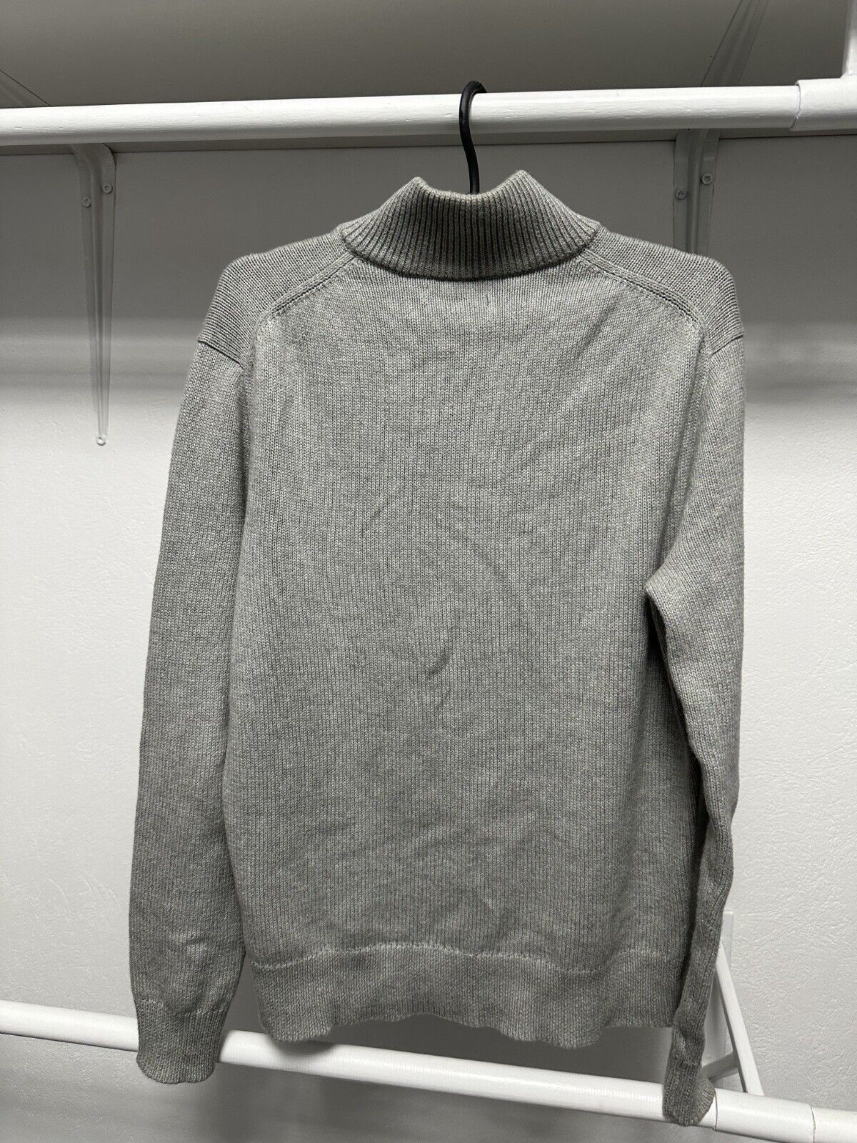 Polo Ralph Lauren Polo Ralph Lauren Men's Heavy Cotton Gray Knit Sweater Size US S / EU 44-46 / 1 - 7 Thumbnail