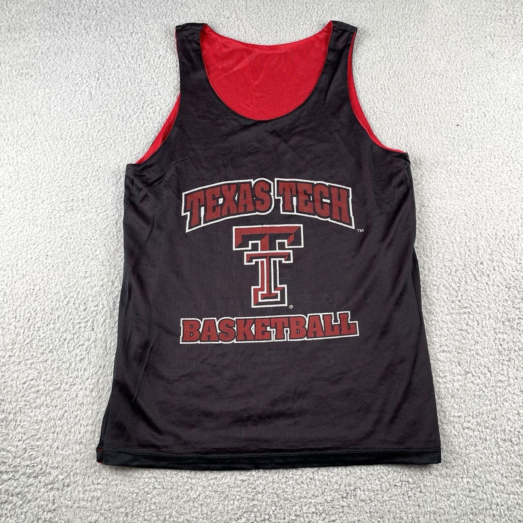 Vintage VINTAGE Texas Tech Reversible Red & Black Basketball Jersey Shirt Large Lightweight Size US L / EU 52-54 / 3 - 2 Thumbnail