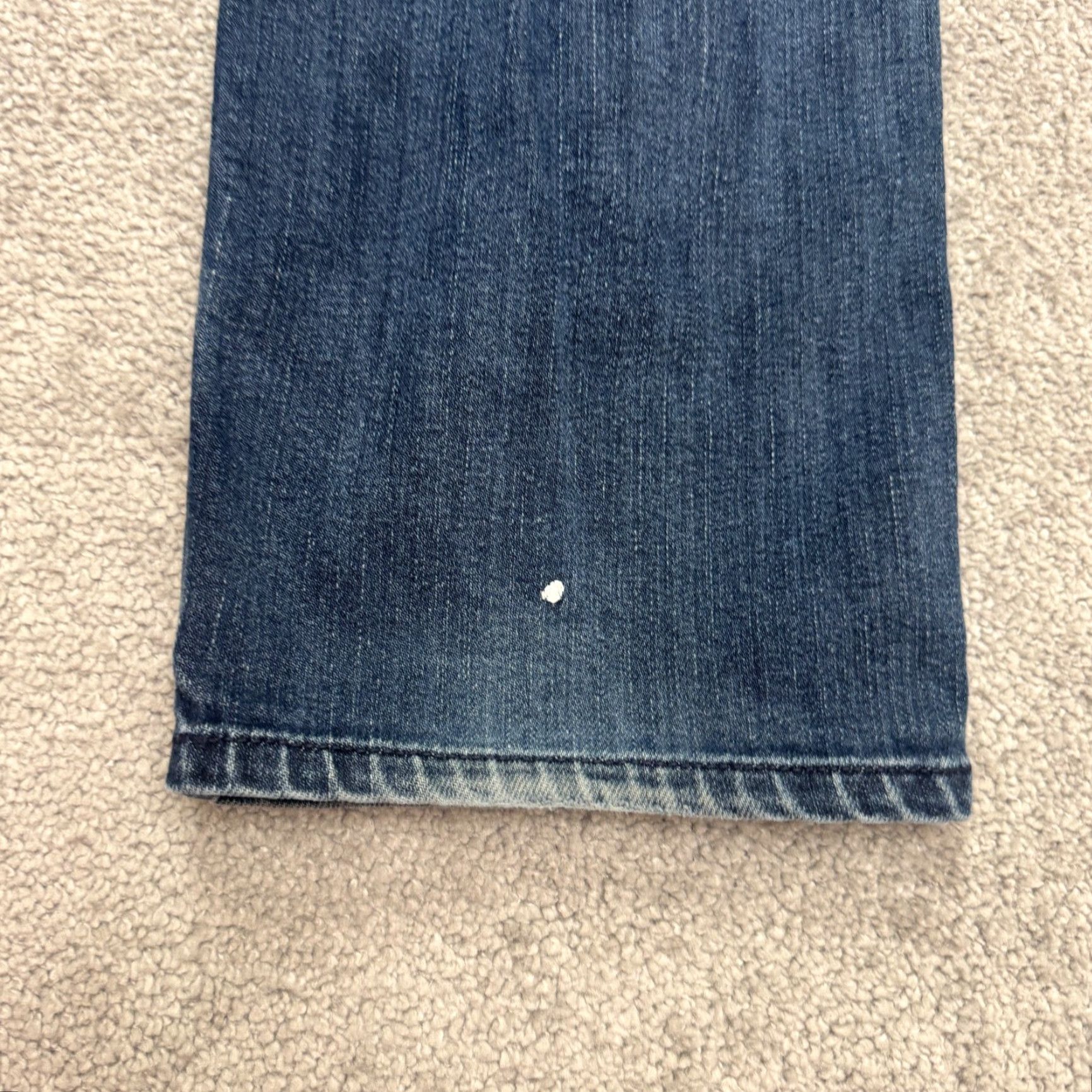 7 For All Mankind 7 For All Mankind Straight Jeans Mens 36 Blue Ripped Cotton Blend Urban Style Size US 36 / EU 52 - 6 Thumbnail