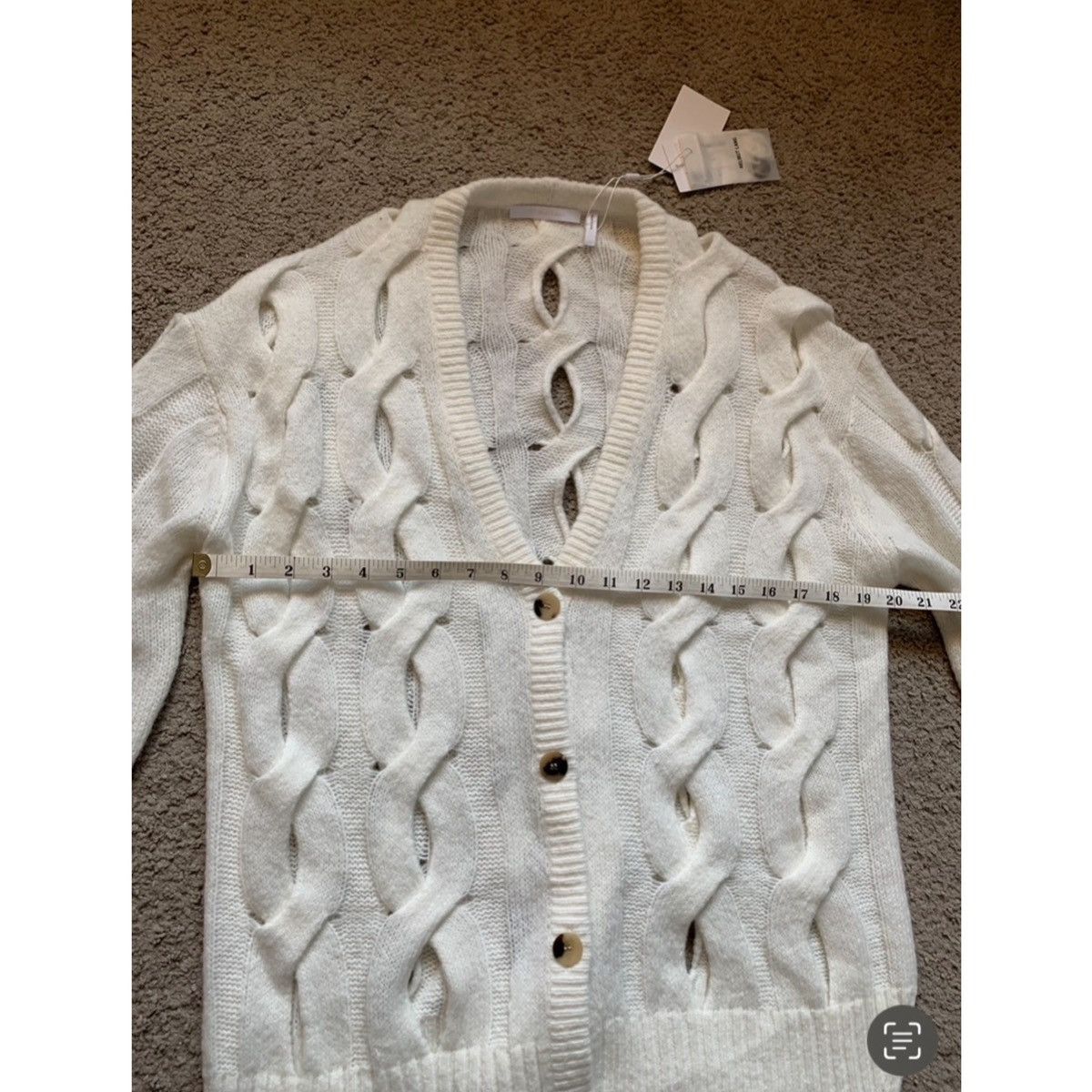 Helmut Lang HELMUT LANG CUT OUT CARDIGAN Size US M / EU 48-50 / 2 - 19 Thumbnail