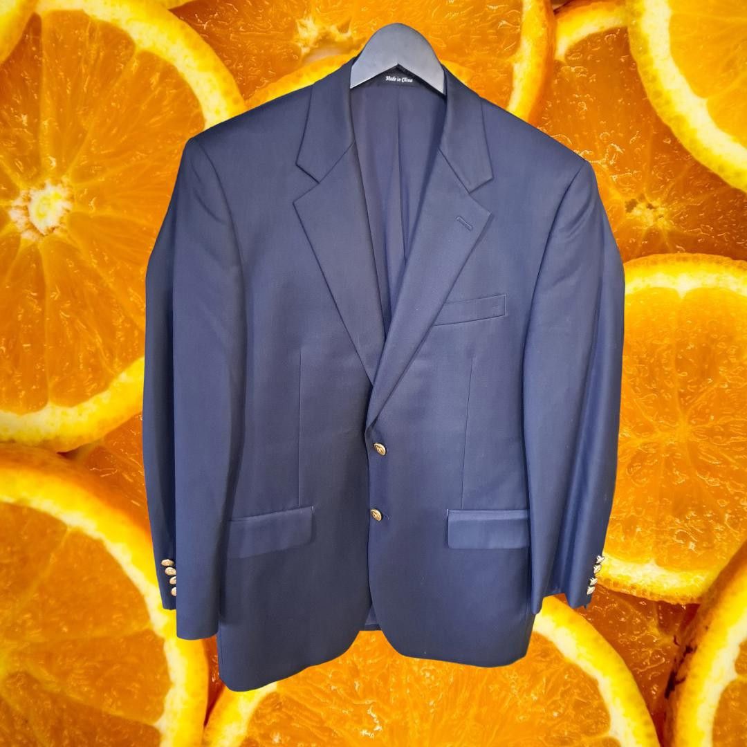 Lauren Ralph Lauren Lauren by Ralph Lauren Dark Blue with Gold Buttons Blazer Si Size 38R - 1 Thumbnail