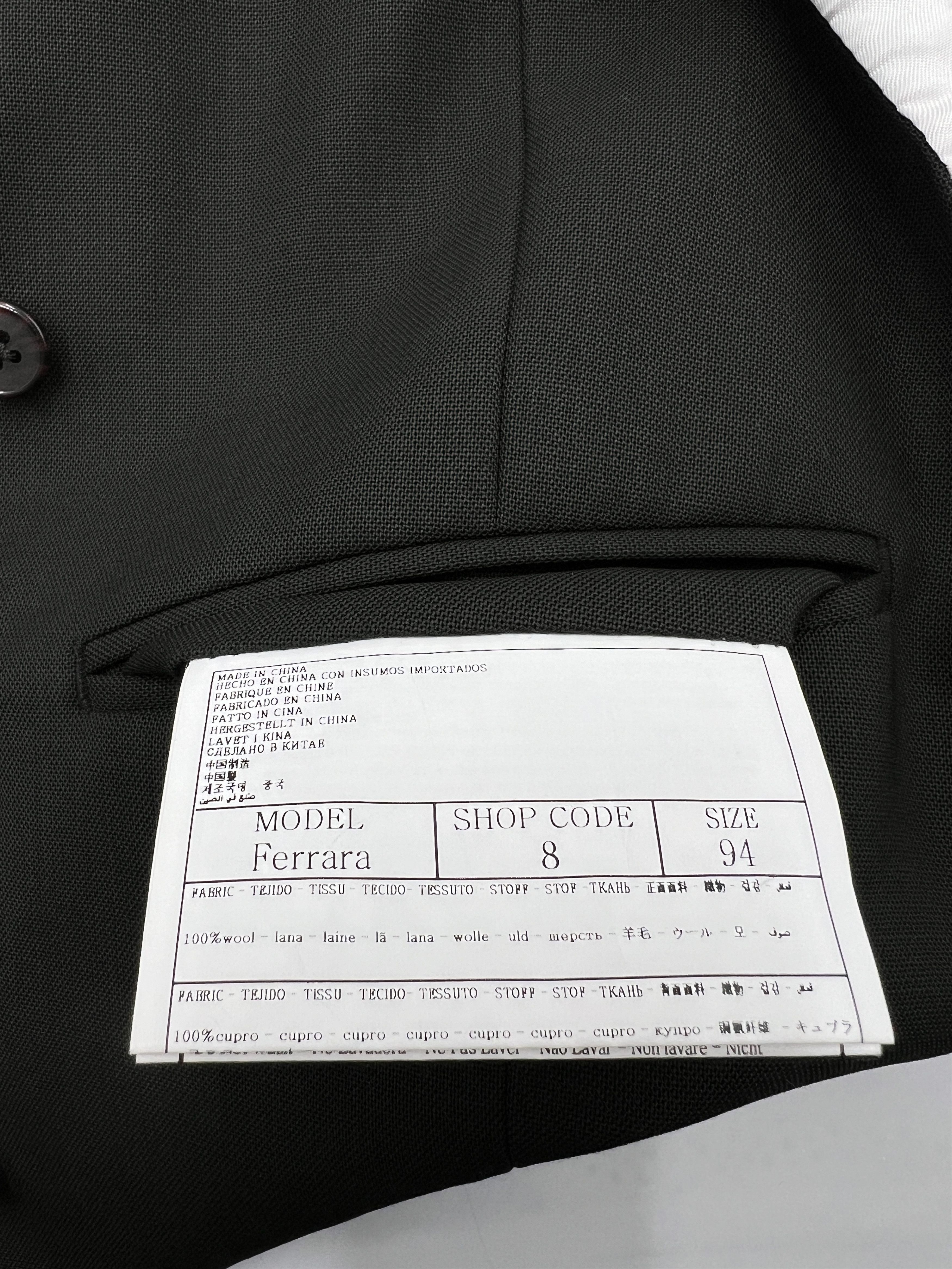 Suitsupply La Spalla Wool Formal Blazer Waistcoat Suit EU:94; UK/US:38L Size 38L - 15 Thumbnail