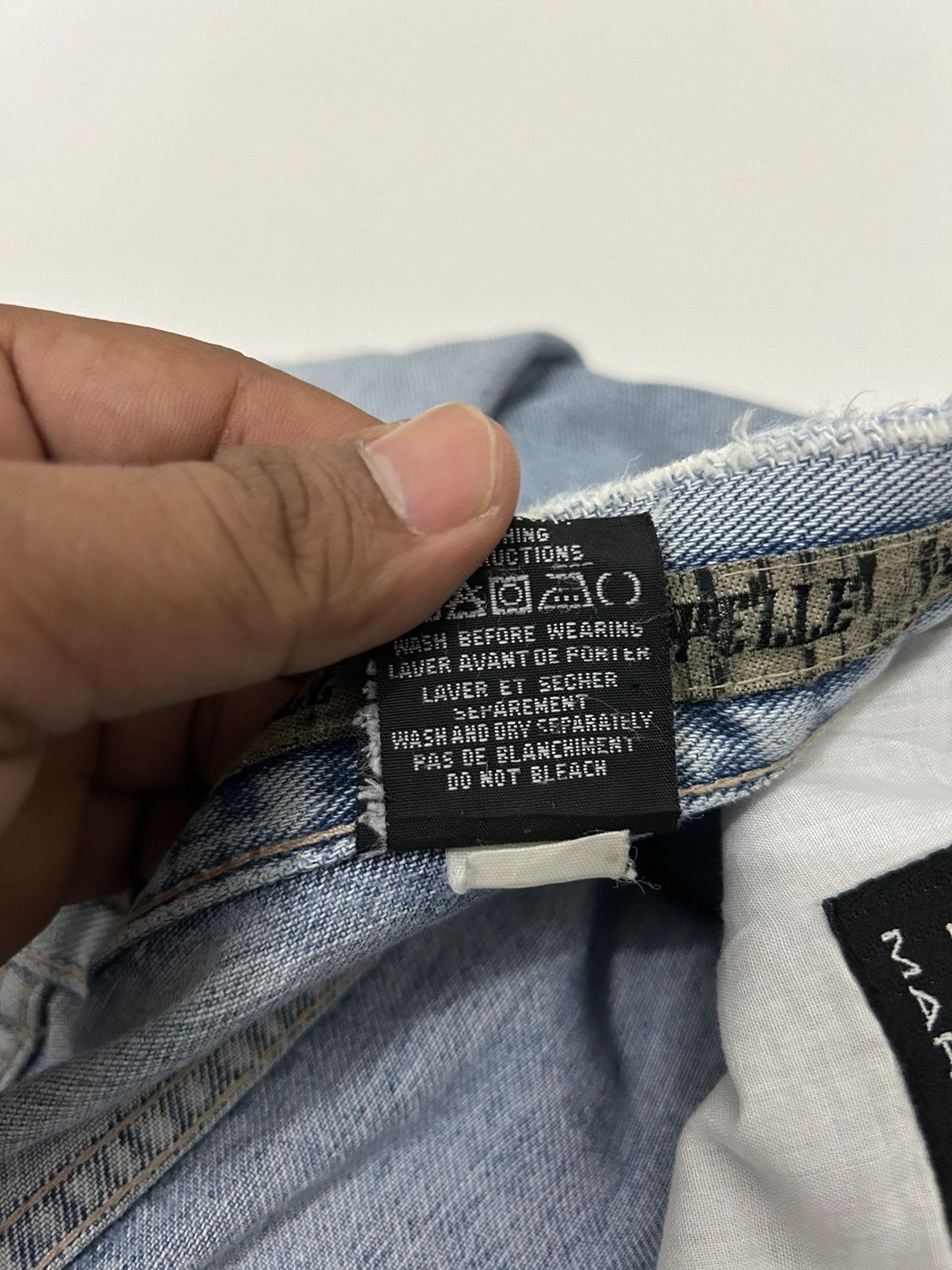 Marc Buchanan × Pelle Pelle Pele Pele Marc Buchanan Distressed Beggy Jeans Size US 36 / EU 52 - 16 Thumbnail