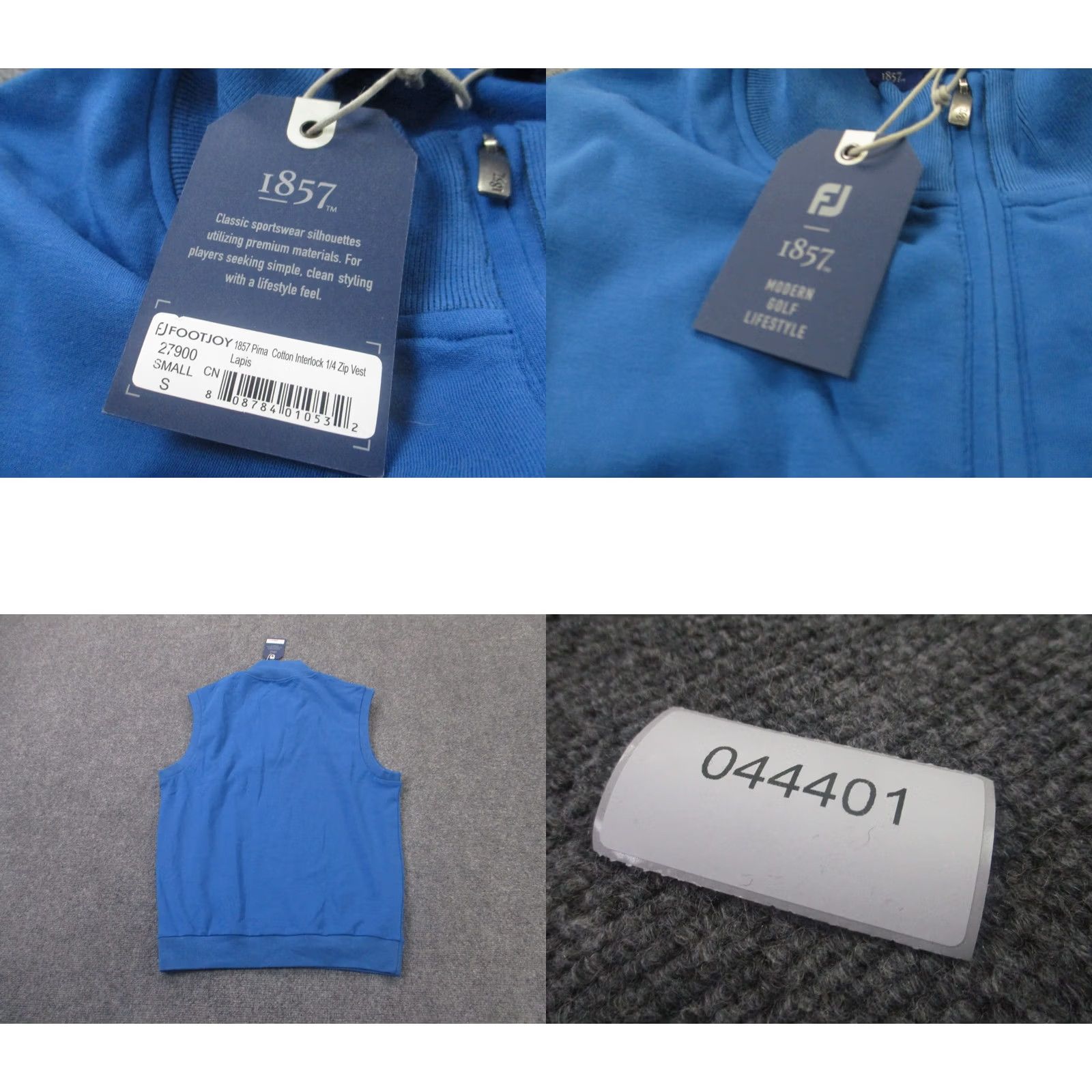 Footjoy Footjoy Jacket Men S Golf Performance Athletic Blue Sport Vest Size US S / EU 44-46 / 1 - 8 Thumbnail
