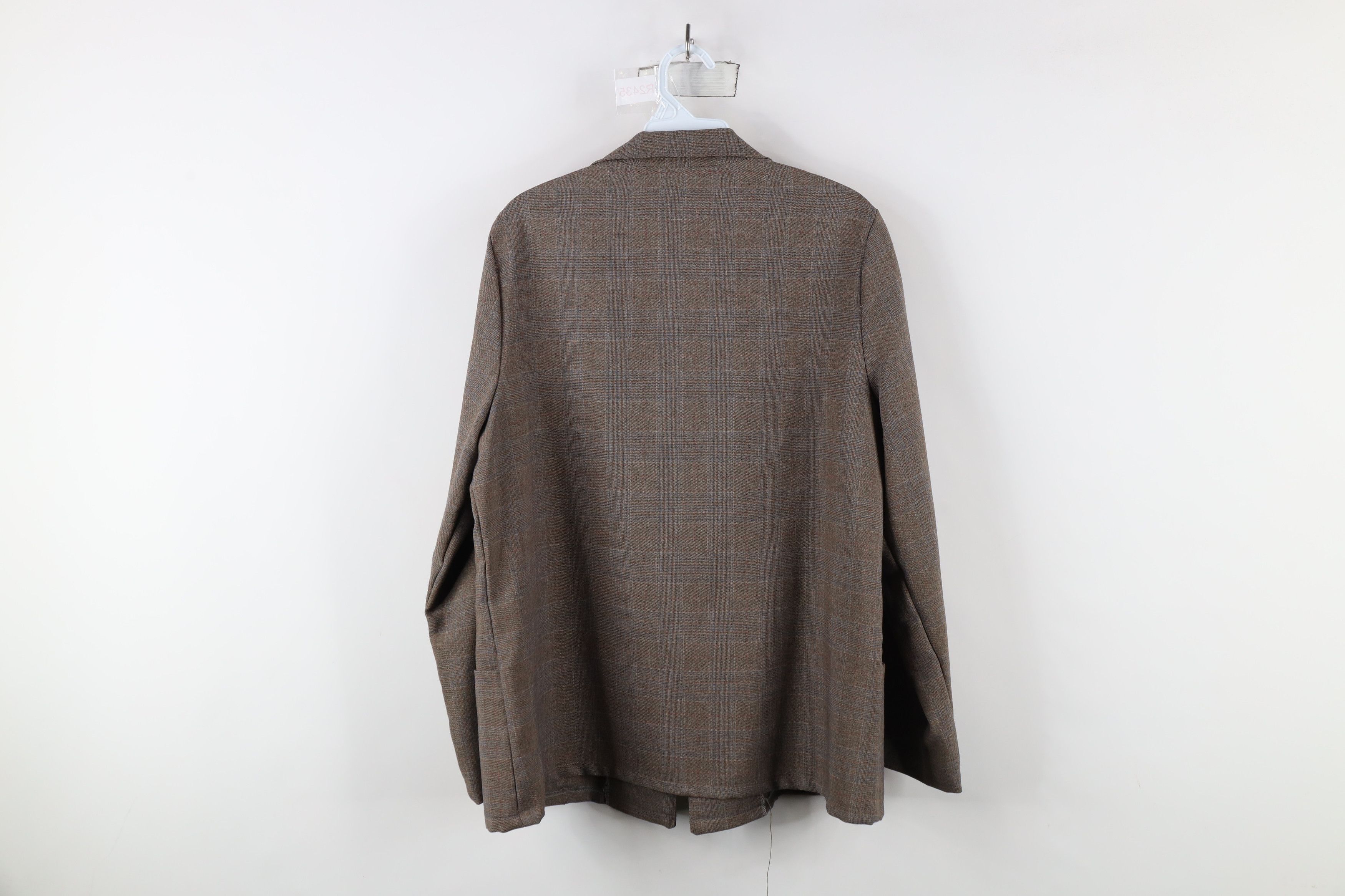 Vintage Vintage 90s Streetwear One Button Blazer Jacket Plaid USA Size XXL / US 16-18 / IT 52-54 - 13 Thumbnail