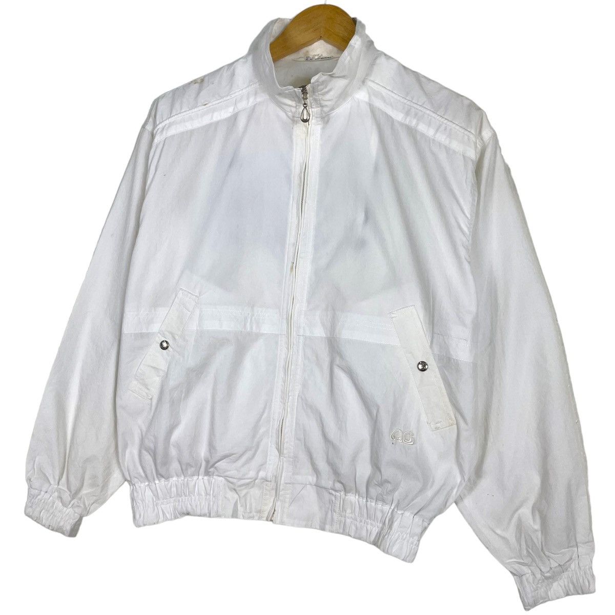 Courreges × Designer × Vintage 💥VINTAGE COURREGES BIG LOGO SPORT JACKET Size US S / EU 44-46 / 1 - 4 Thumbnail