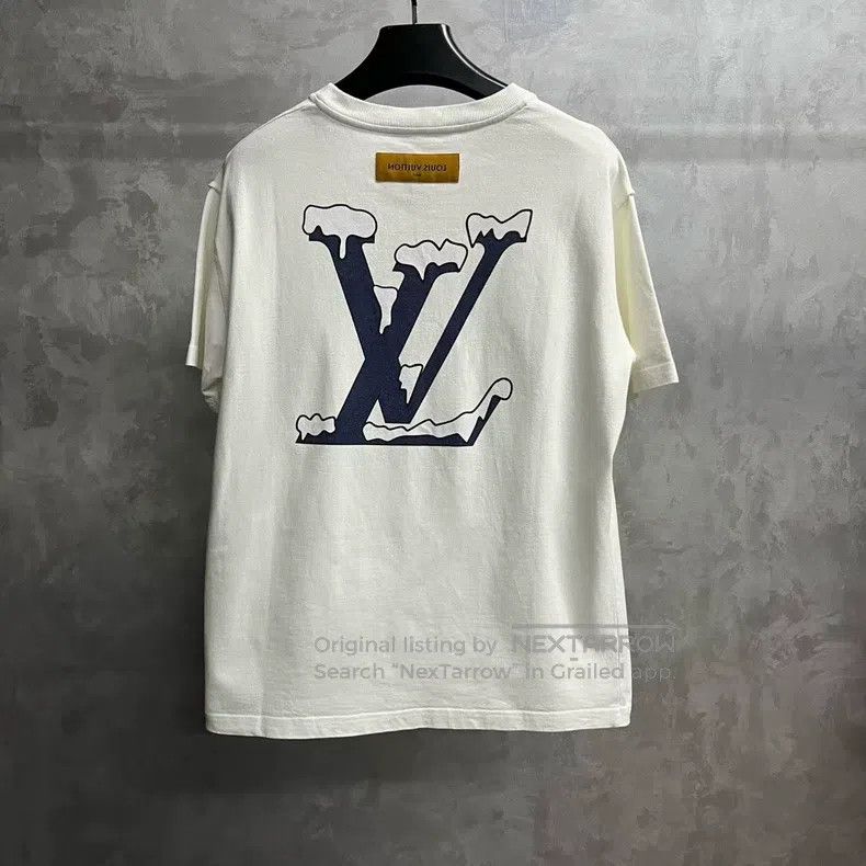 Louis Vuitton Louis Vuitton White Logo monogram printed short sleeves Size US XL / EU 56 / 4 - 5 Thumbnail