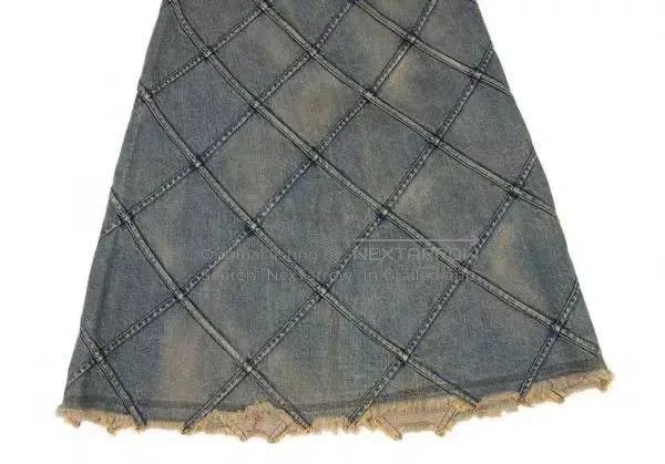 Junya Watanabe junya watanabe denim quilted skirt. Size US 26 / EU 42 - 4 Thumbnail