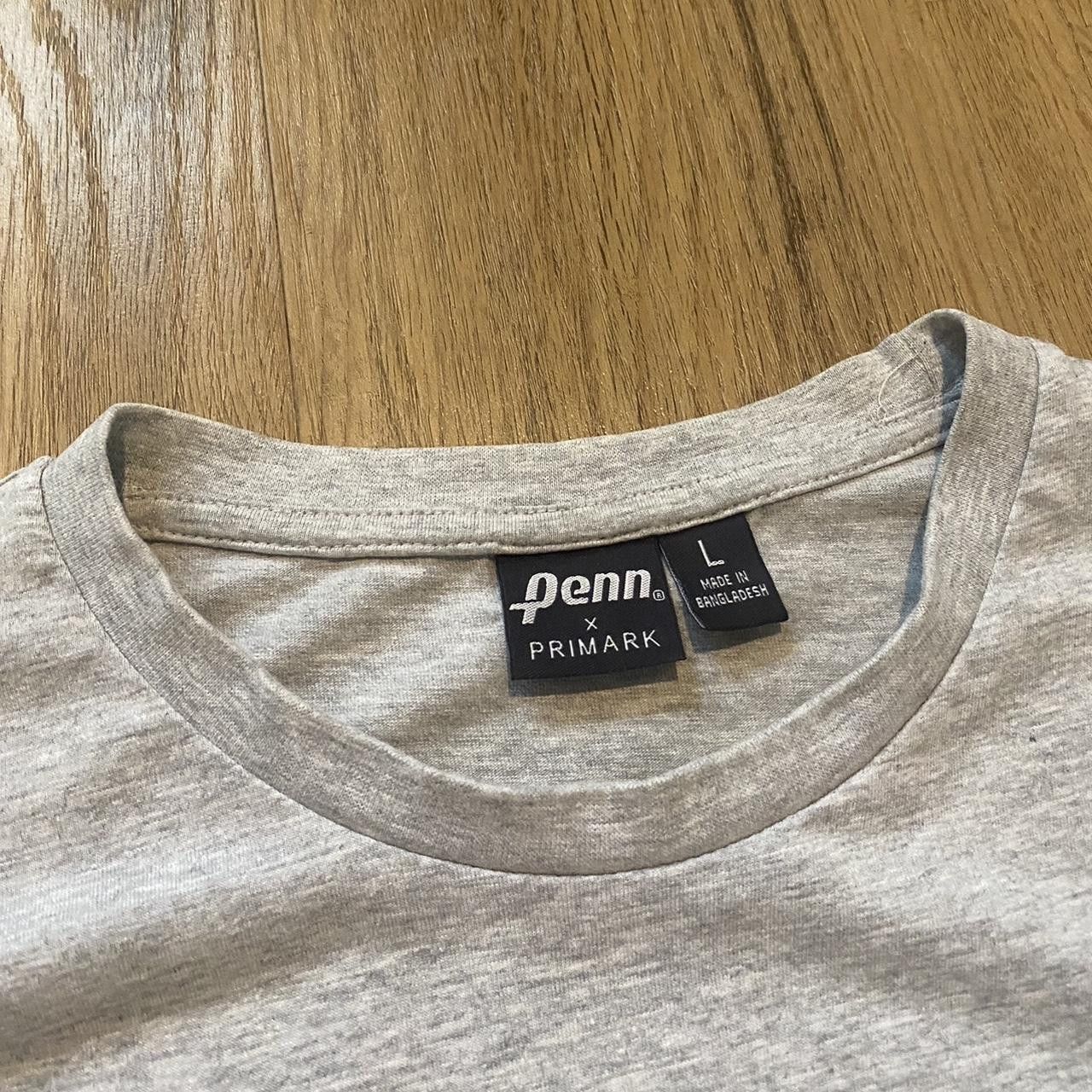 Penn Grey vintage Penn Boxy Emboidered USA logo t-shirt Size US L / EU 52-54 / 3 - 4 Thumbnail