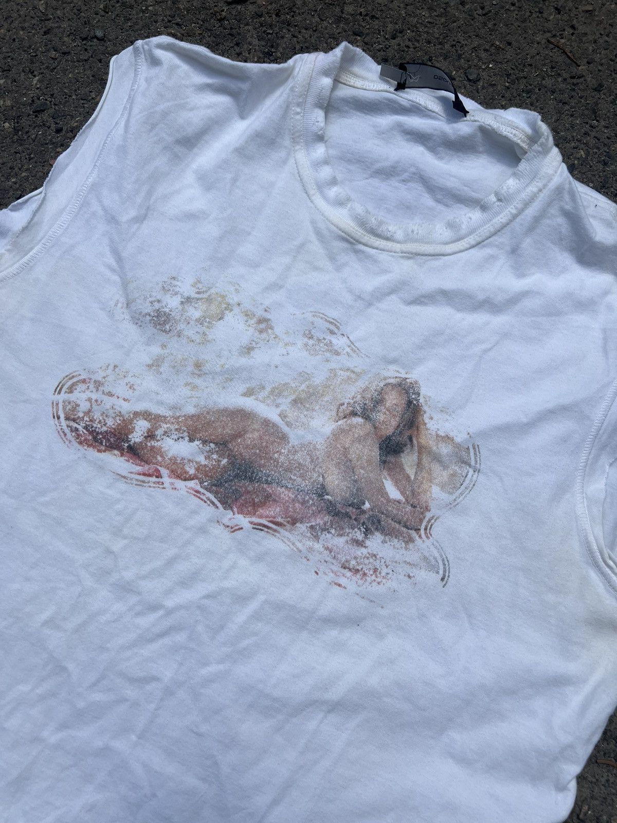 Dsquared2 Vintage y3k Dsquared2 Erotic Naked Gils On Beach Tank Tops Size US XL / EU 56 / 4 - 2 Thumbnail