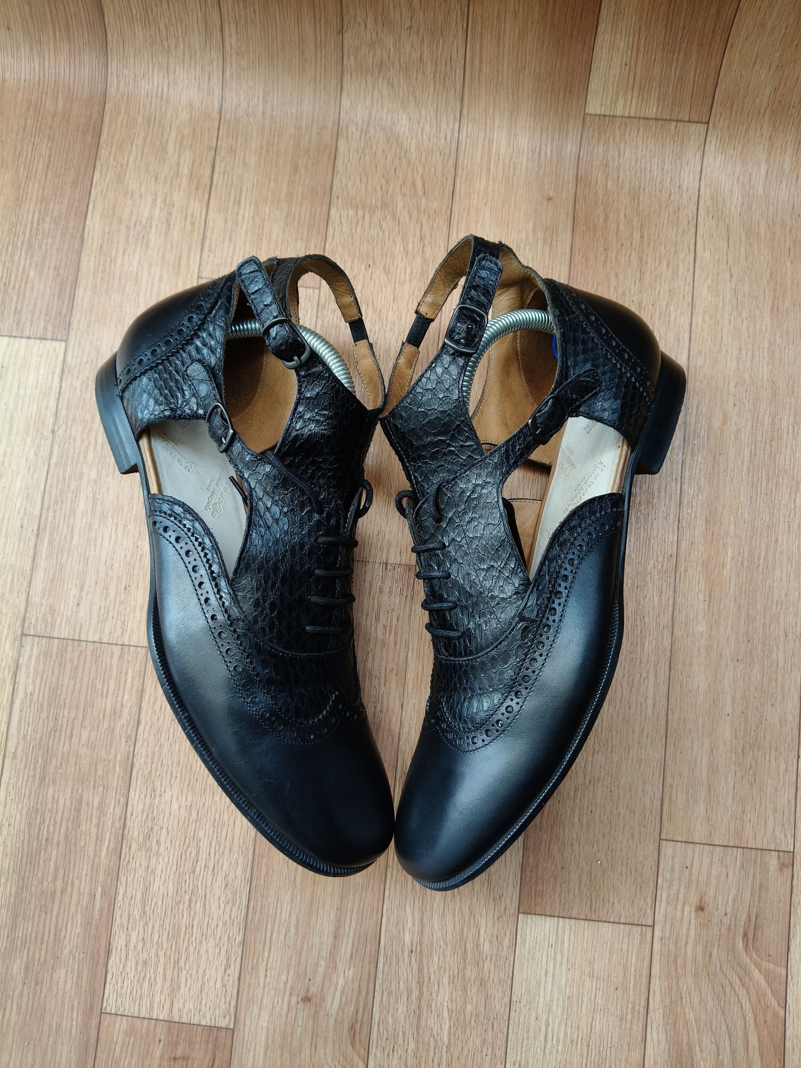 Maison Margiela 🔋🔥Maison Margiela " snakeskin - Oxfords " Size US 8 / EU 41 - 5 Thumbnail