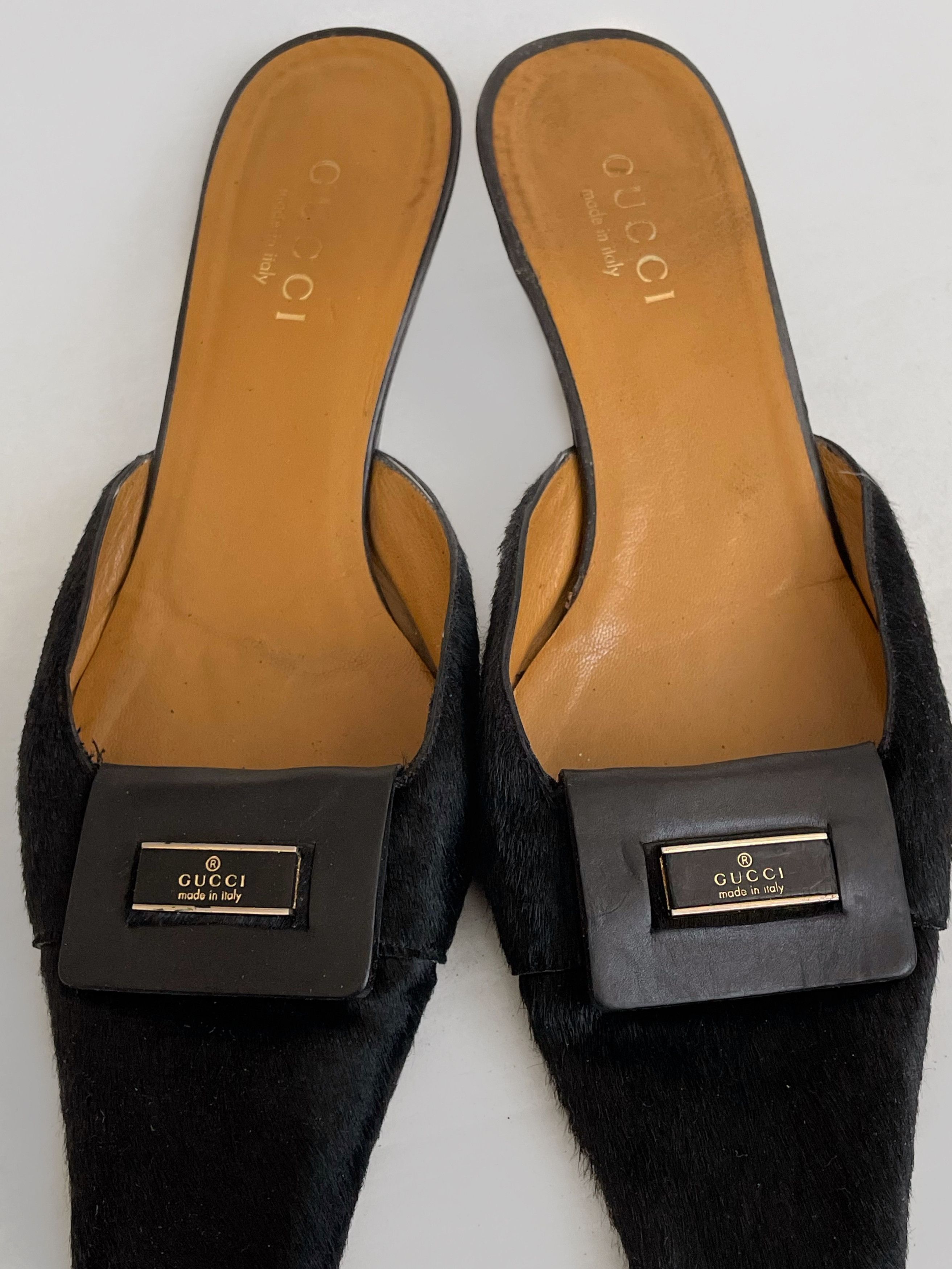 Gucci Archive Gucci Tom Ford pony hair mules Size US 9 / IT 39 - 4 Thumbnail