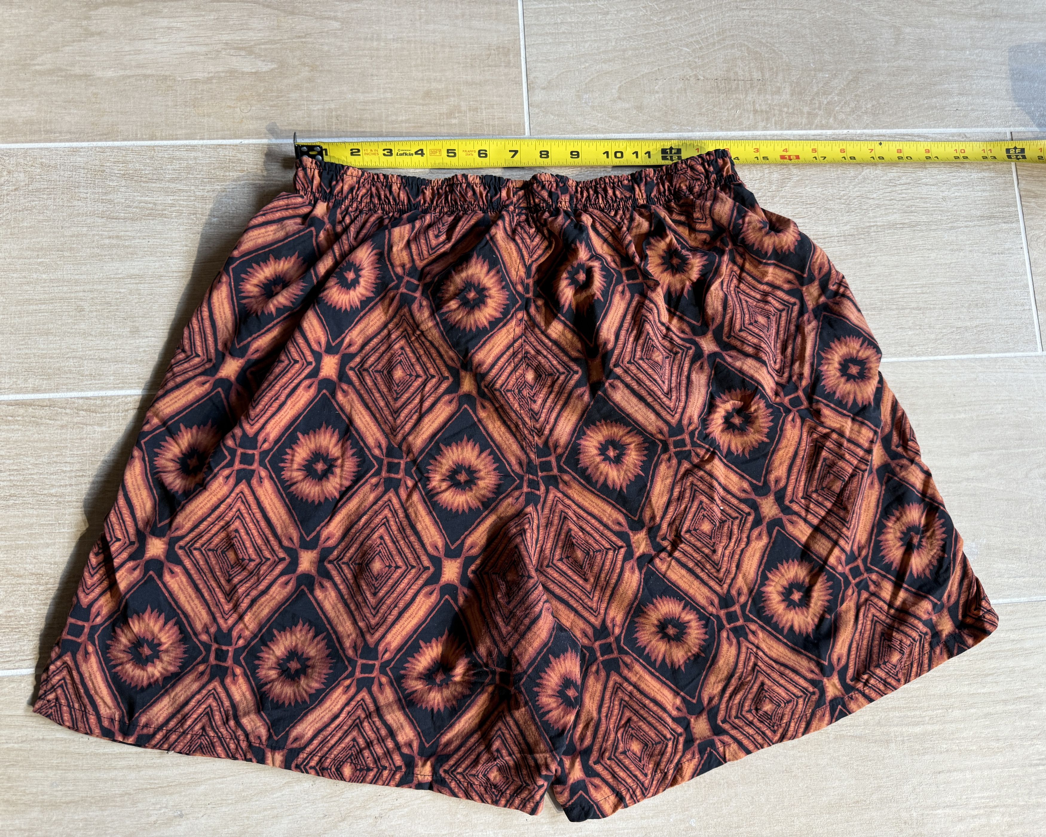 Speedo Speedo Men's Tribal Swim Trunks Orange/Black Size US 34 / EU 50 - 5 Thumbnail