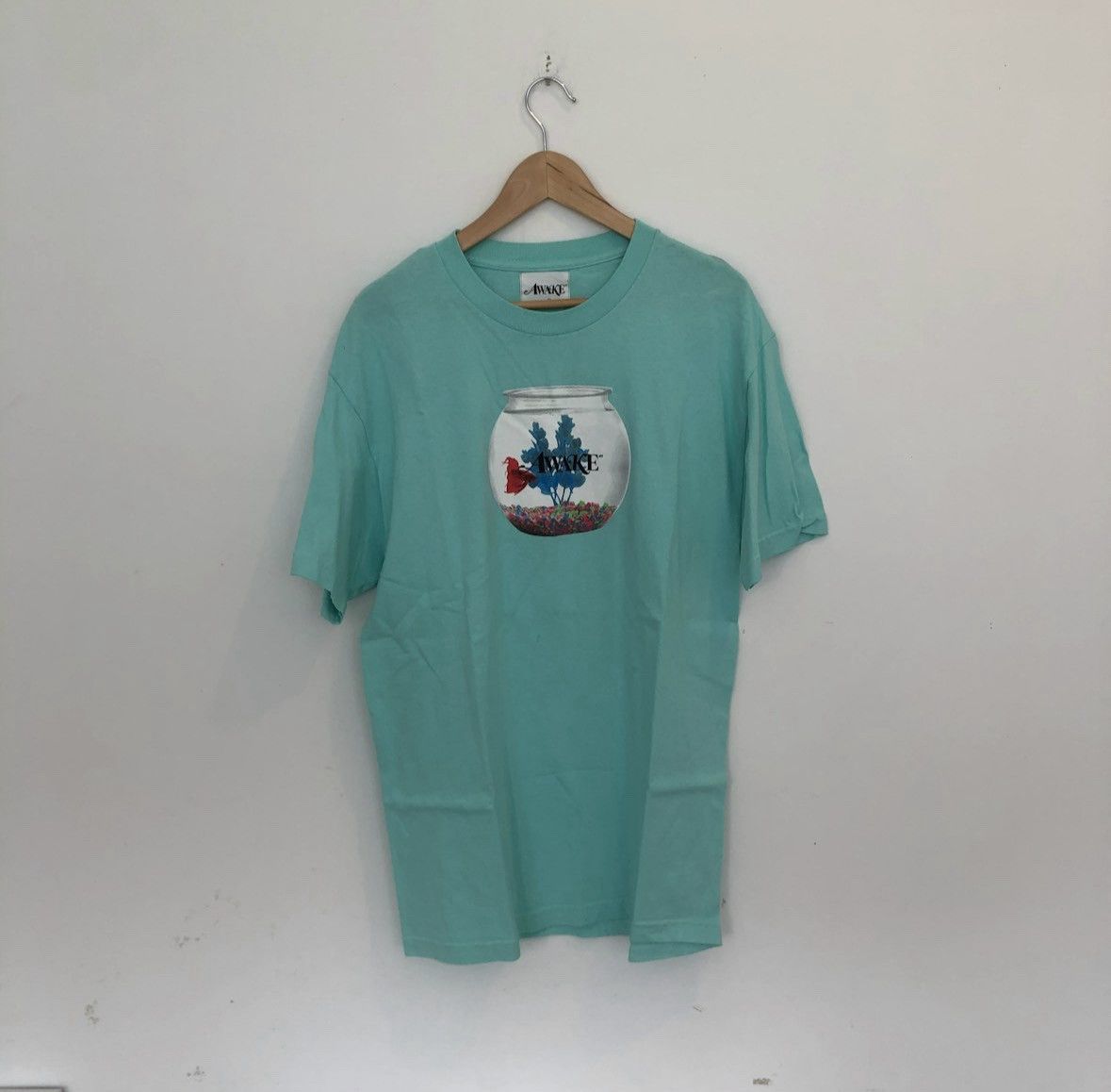 image of Awake Tee in Teal, Men's (Size Large)