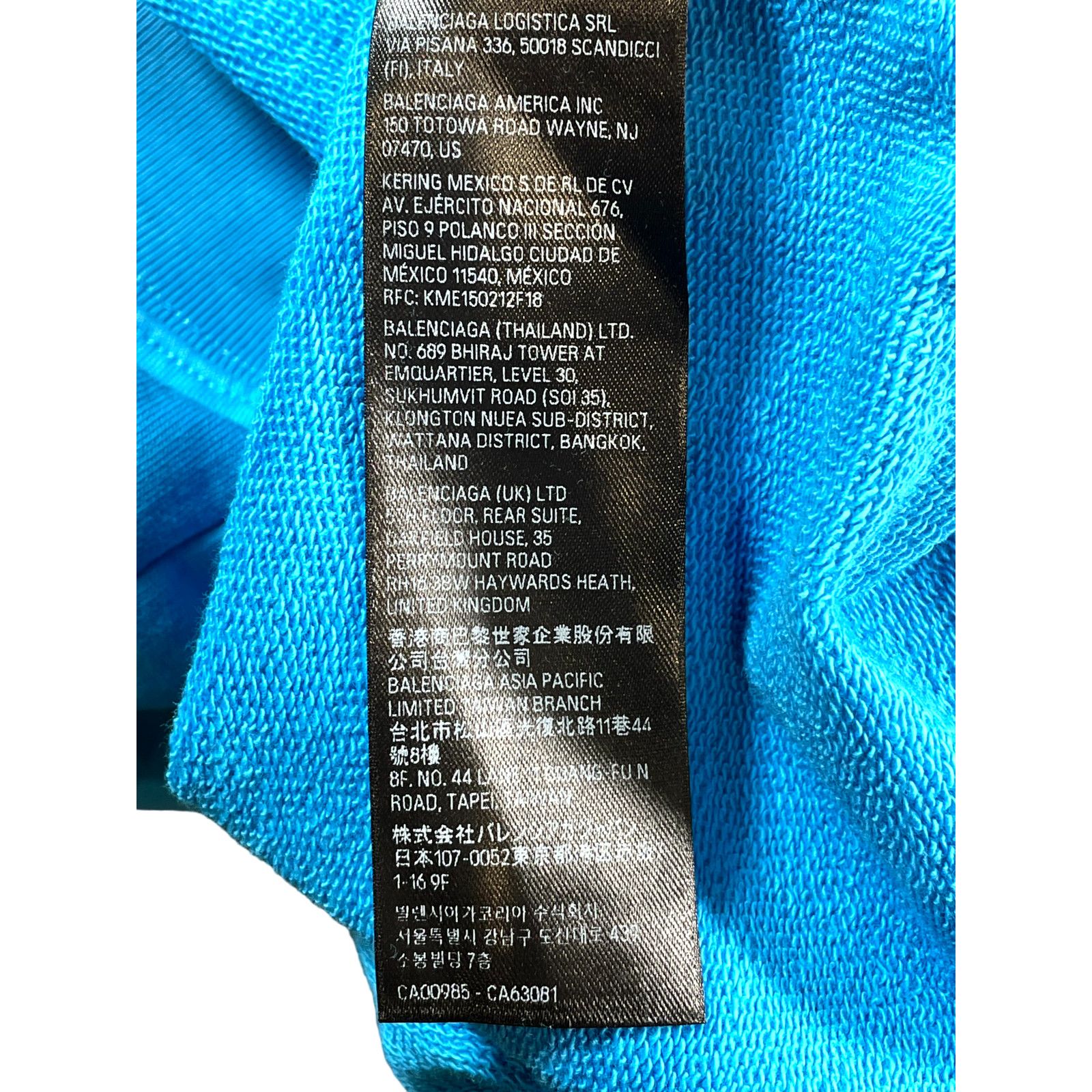 Balenciaga Balenciaga Pepsi Logo Azure Hoodie Size US M / EU 48-50 / 2 - 5 Thumbnail