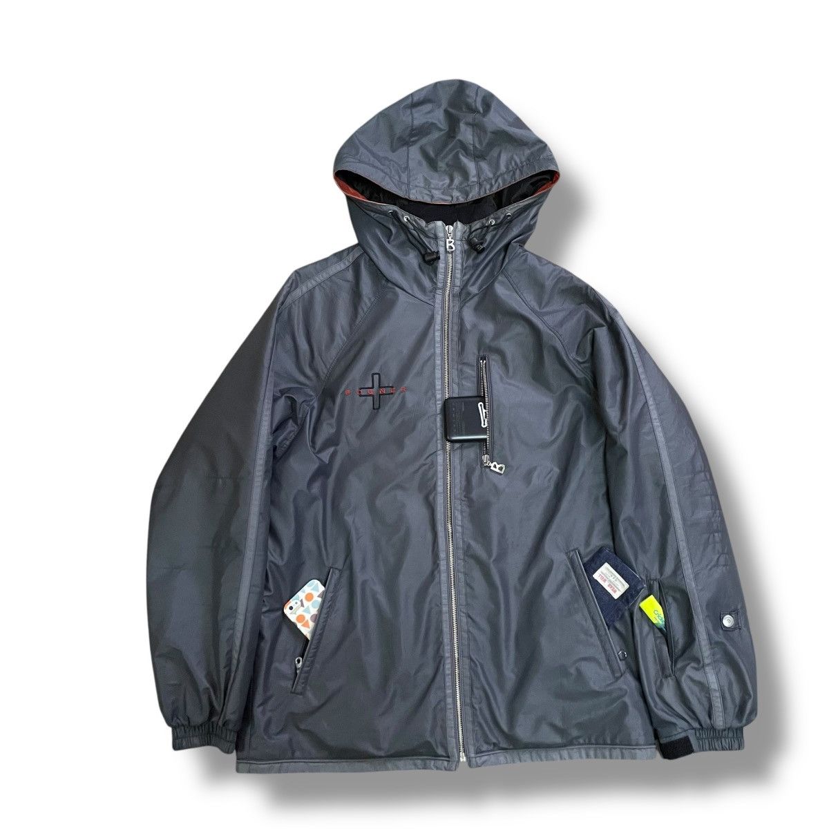 Bogner BOGNER FULL ZIP EMBROIDERED SPELL OUT HOODIE JACKET Size US L / EU 52-54 / 3 - 2 Thumbnail