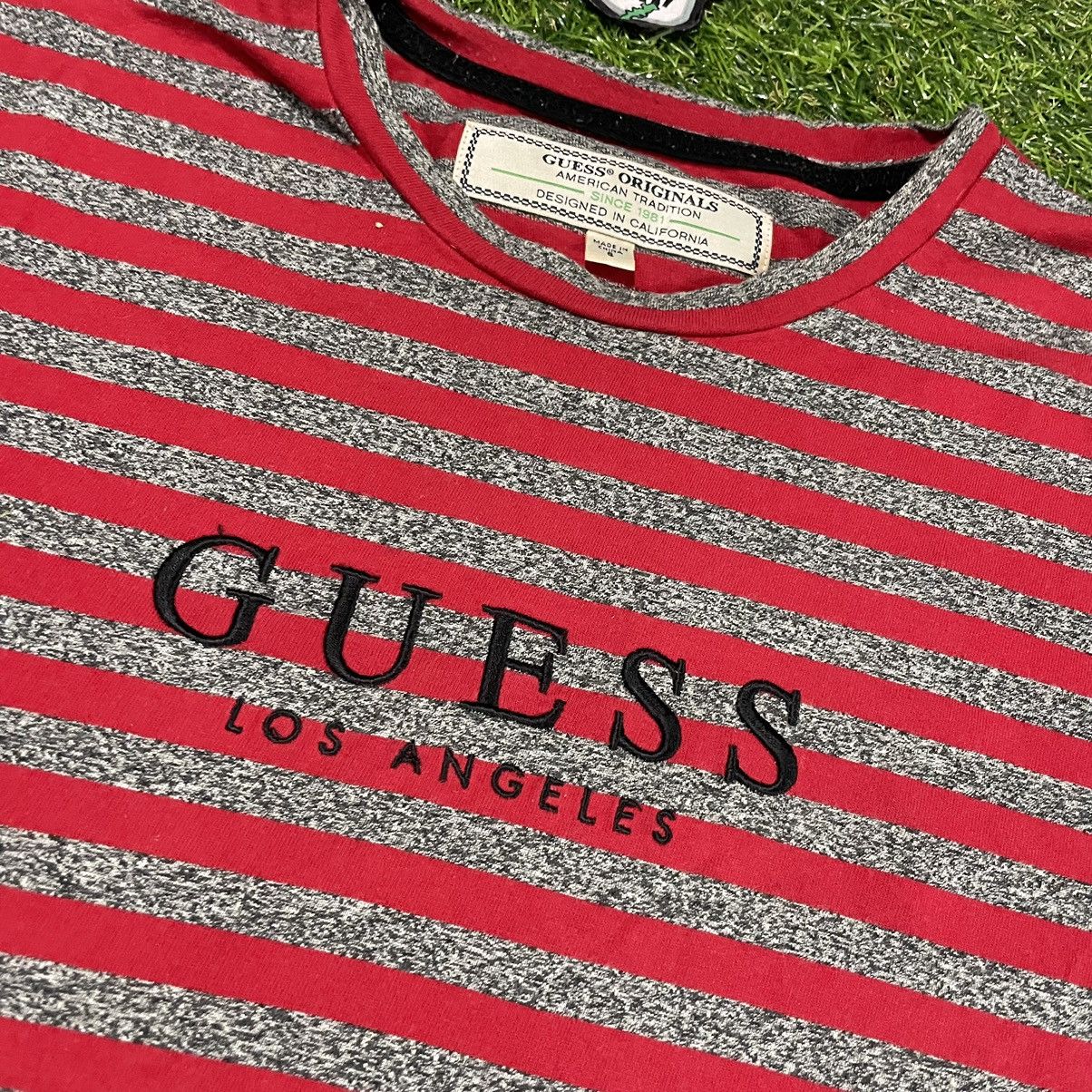 Guess Guess striped logo tee Size US S / EU 44-46 / 1 - 2 Thumbnail