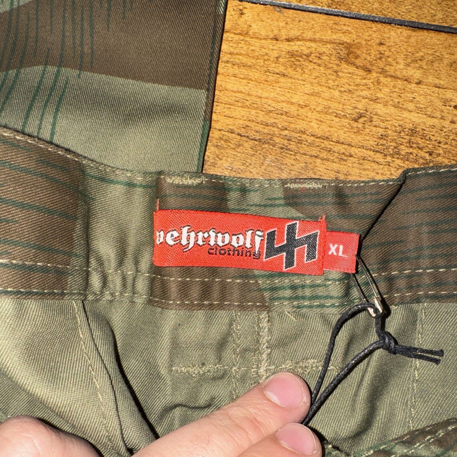 Vintage Wehrwolf Clothing Men’s Camo Cargo Military Pants XL 40x33 Size US 40 / EU 56 - 4 Thumbnail