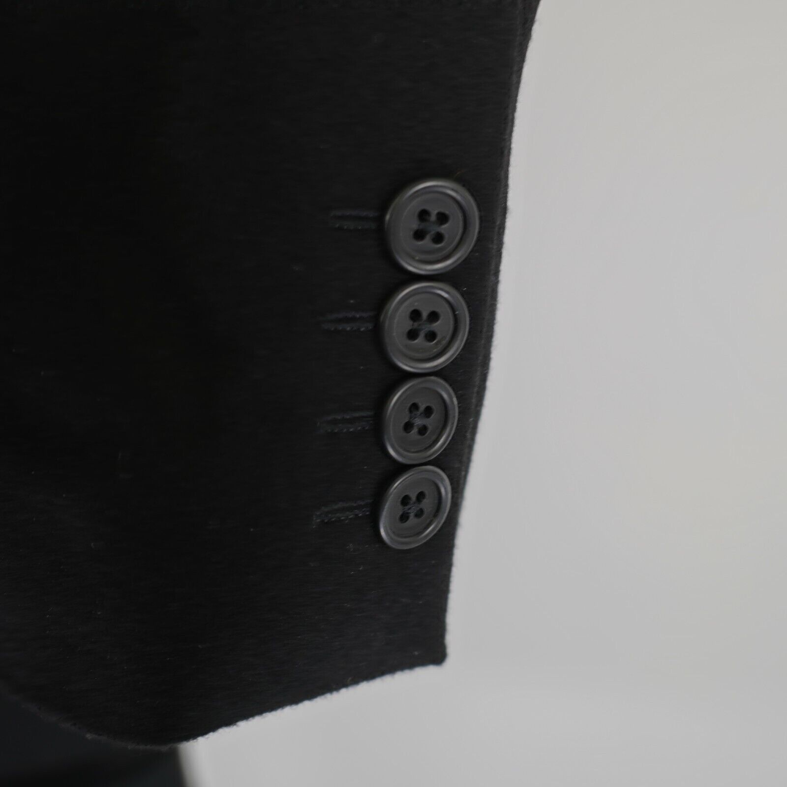 Designer Hathaway Platinum 100% Pure Cashmere 3 Button Blazer 42R Size 42R - 3 Thumbnail
