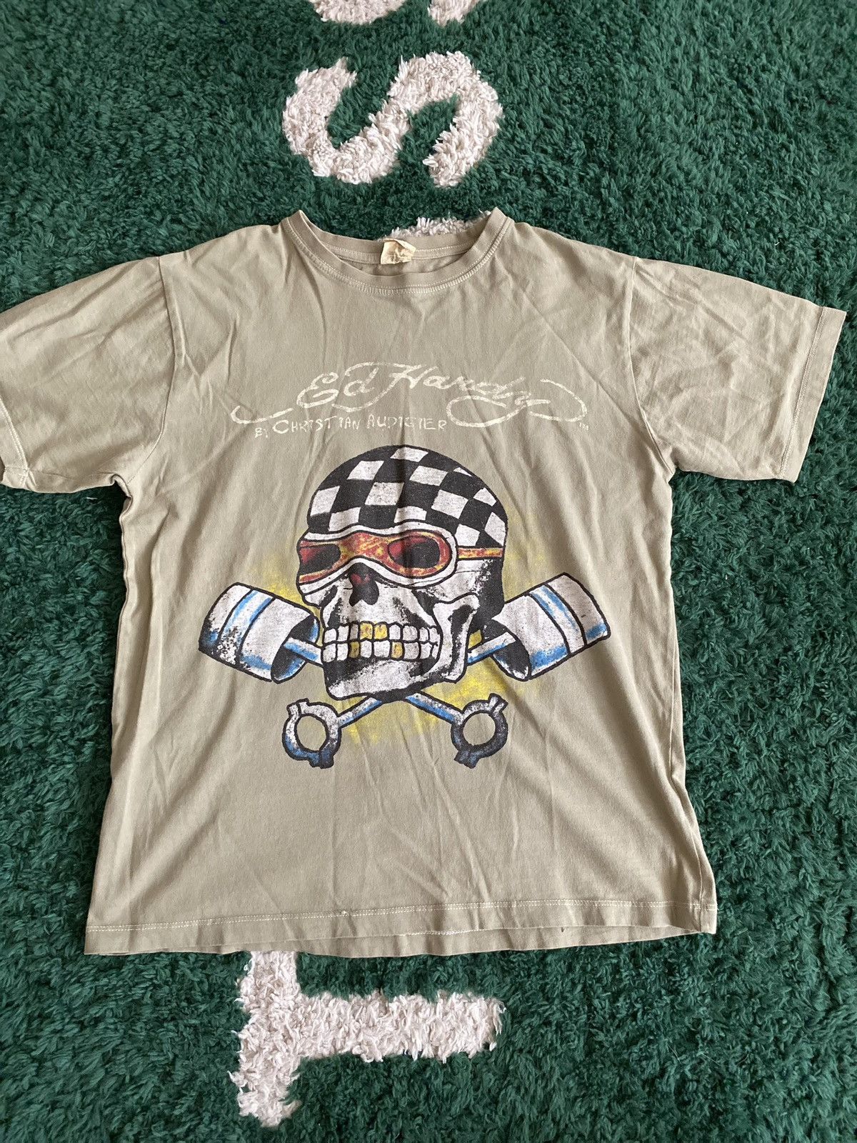 Affliction × Ed Hardy × G-Star Ed hardy piston skull tee Size US S / EU 44-46 / 1 - 1 Thumbnail