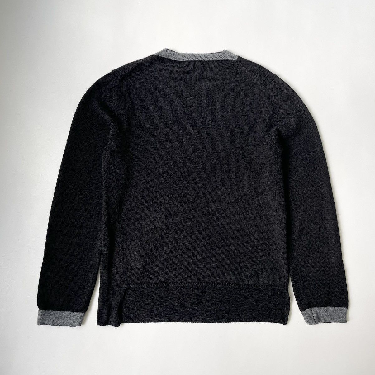 Comme des Garcons ‘Drown’ Instarsia Knit Wool Sweater Size US L / EU 52-54 / 3 - 9 Thumbnail