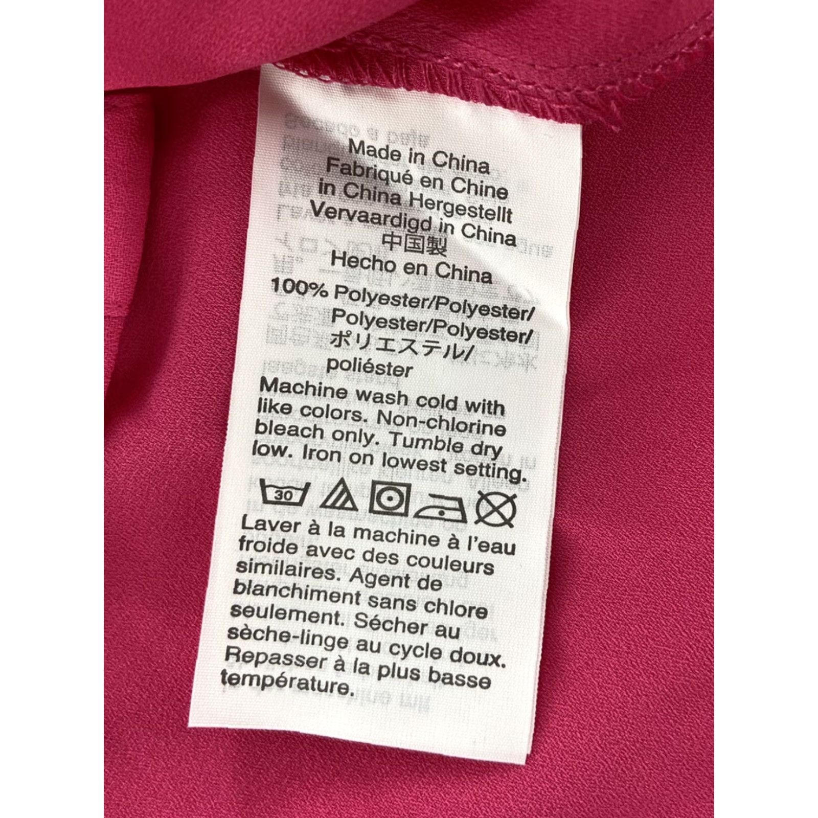 J.Crew J.CREW NEW Women's Pink Ruffle-Sleeve Camp Button Up Blouse Shirt Small V-Neck Sleeve Ruffle Pink Button Up Blouse Size S / US 4 / IT 40 - 6 Thumbnail