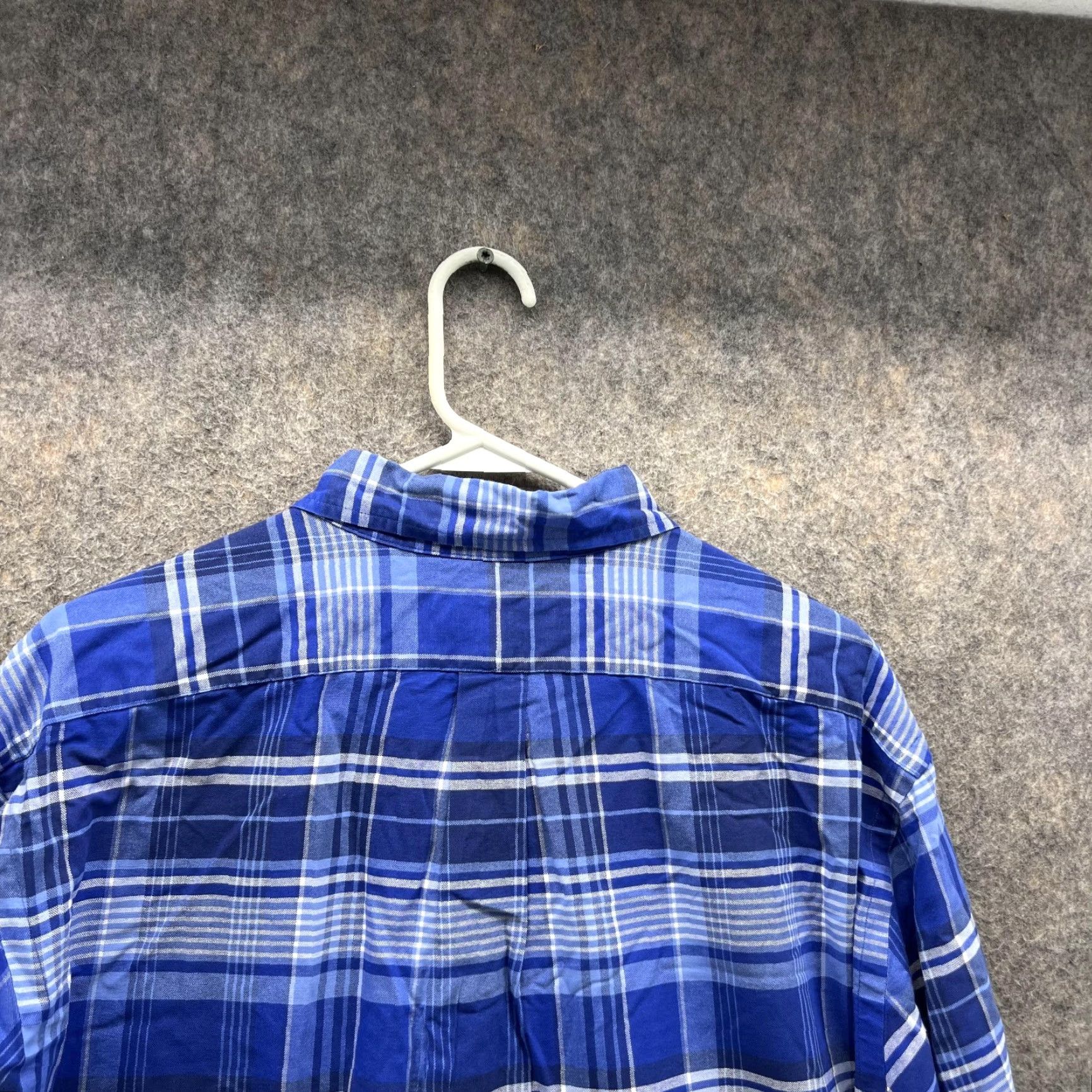 Ralph Lauren VINTAGE Ralph Lauren Shirt Men XL Blue Plaid Button-Down Casual Preppy Pony vtg Size US XL / EU 56 / 4 - 2 Thumbnail
